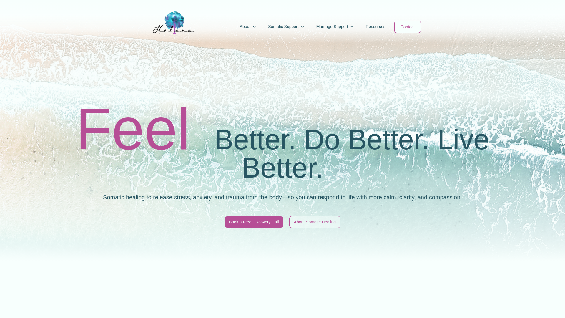 website screenshot of https://helenaherman.com/