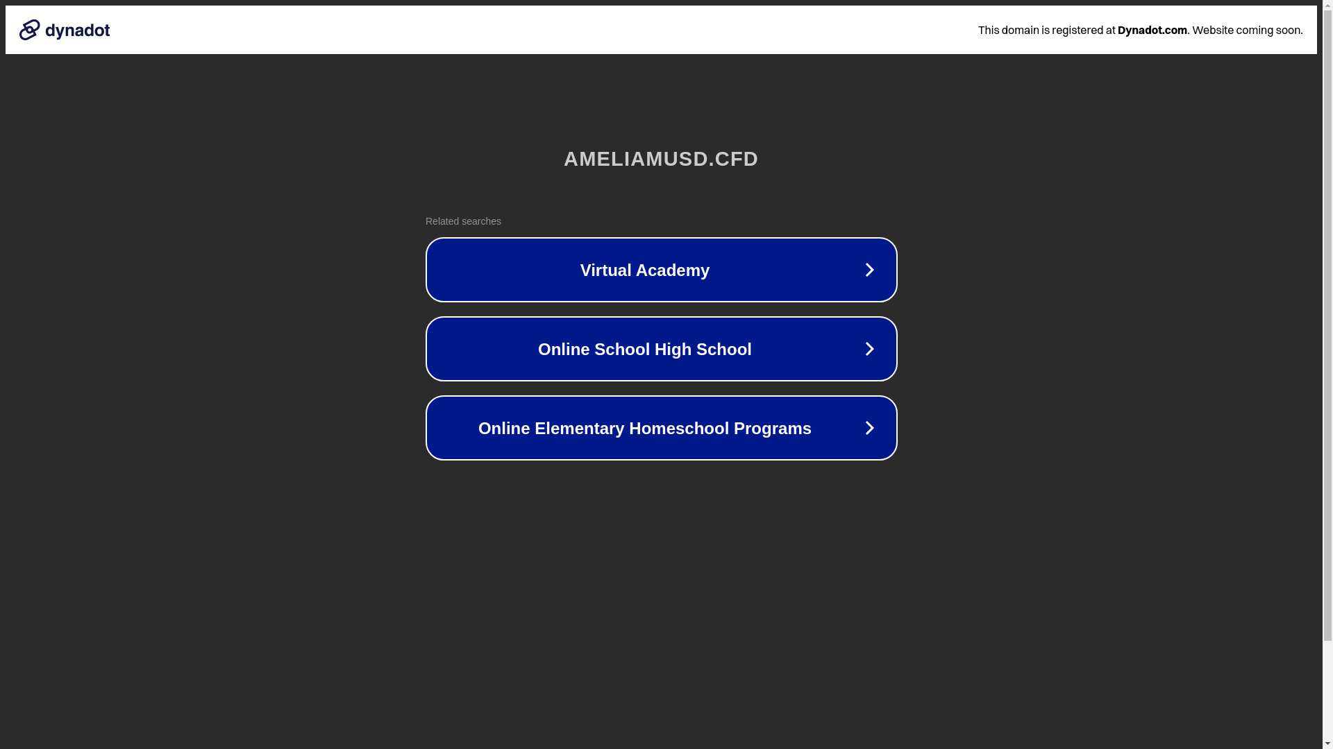 website screenshot of https://ameliamusd.cfd/