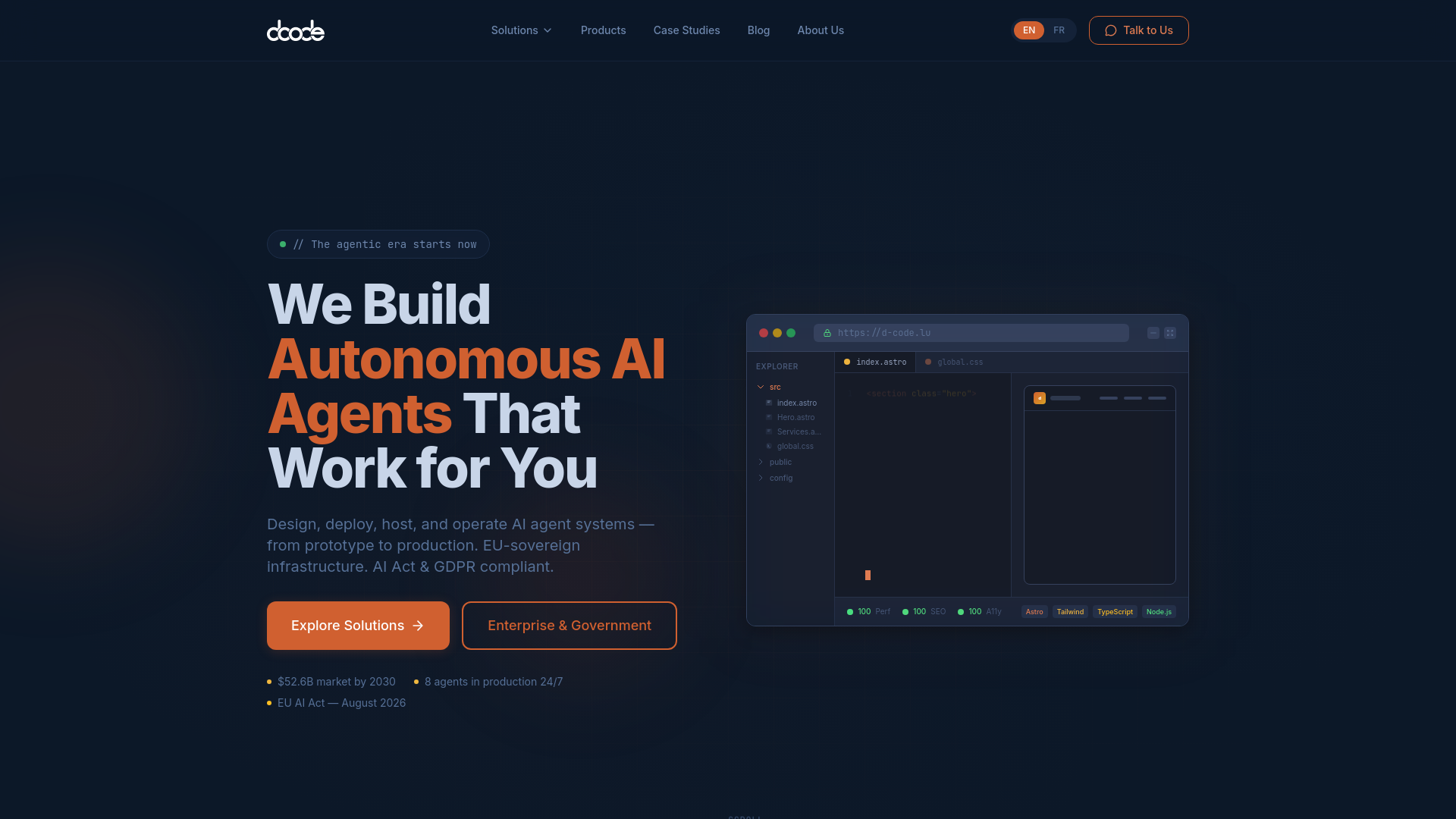 website screenshot of https://d-code-lu.pages.dev/