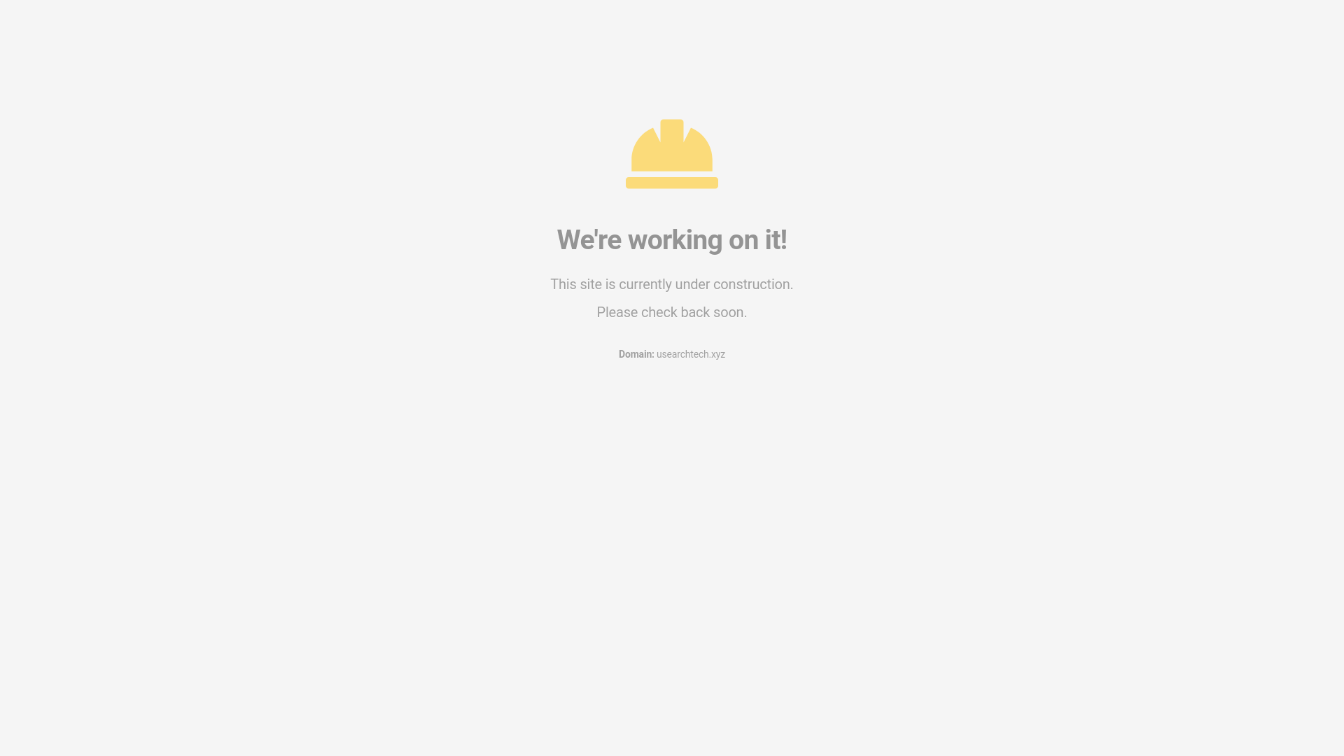 website screenshot of https://usearchtech.xyz/