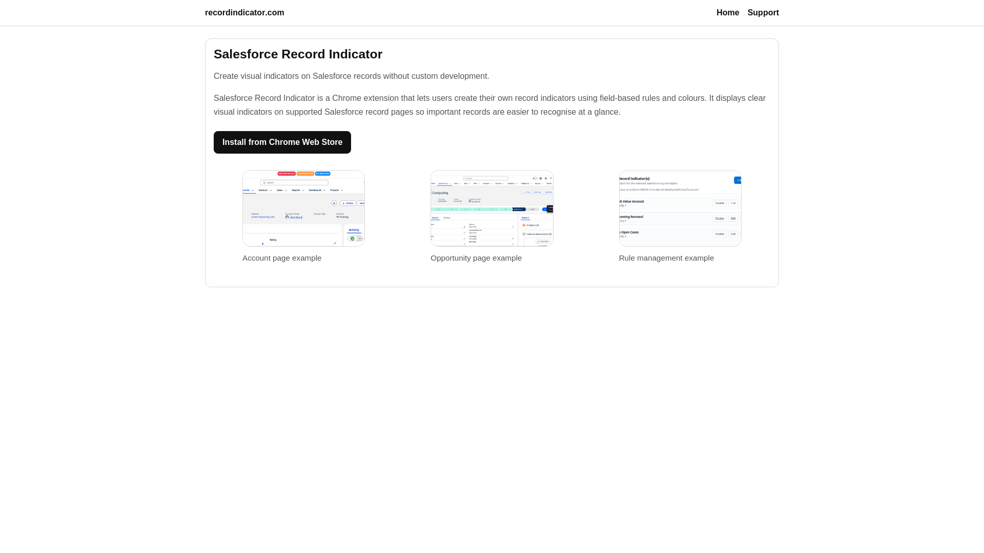 website screenshot of https://recordindicator-site.pages.dev/