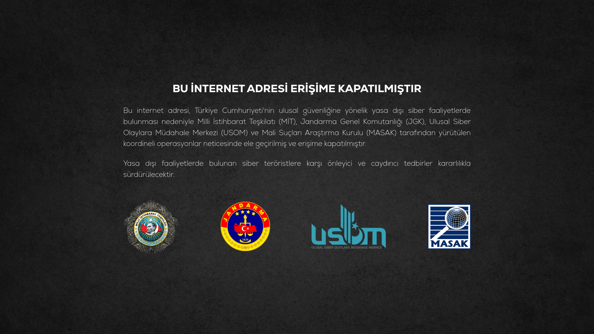 website screenshot of https://syctravkgmbilgisis.sbs