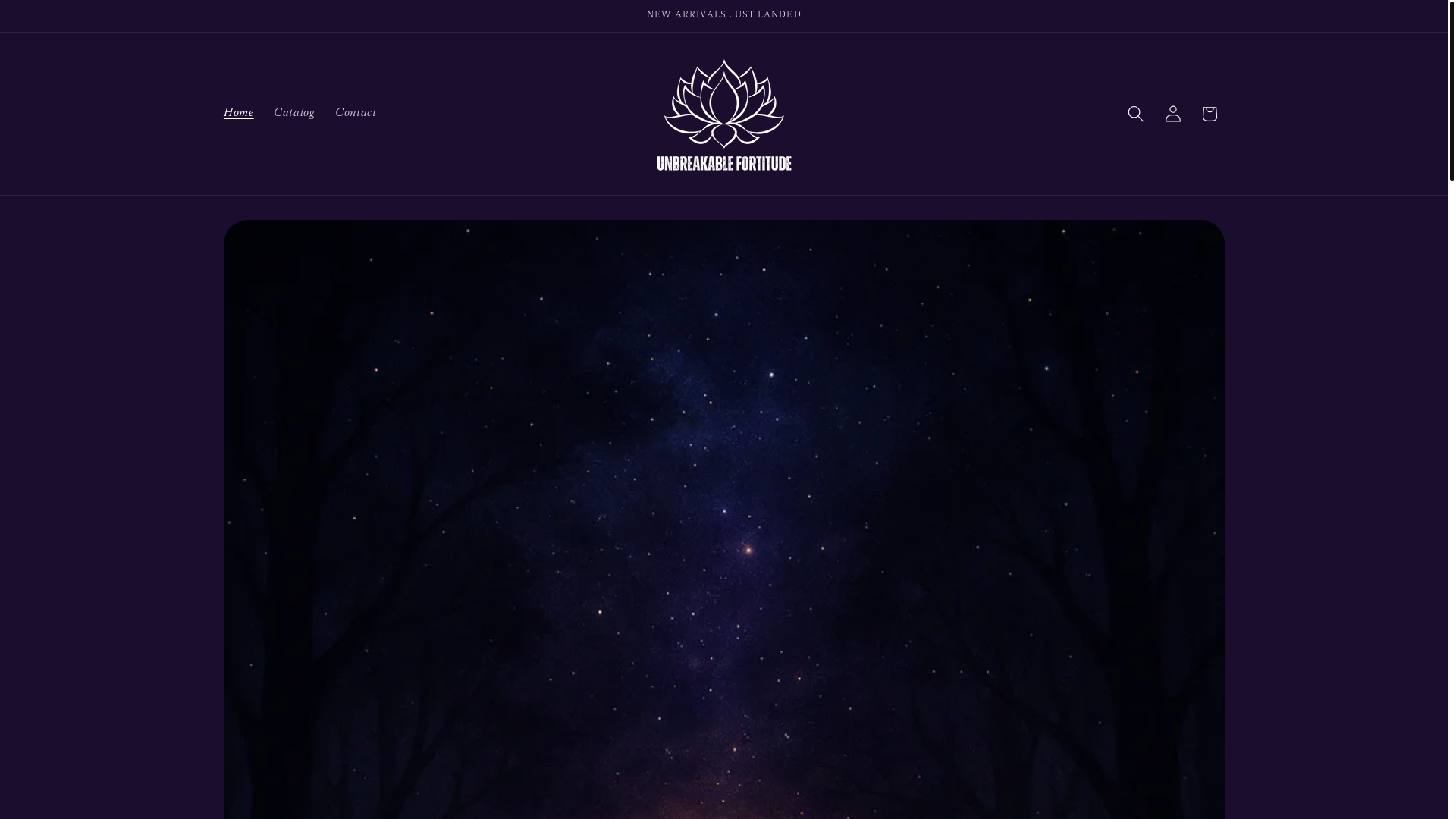 website screenshot of https://unbreakablefortitude.com/