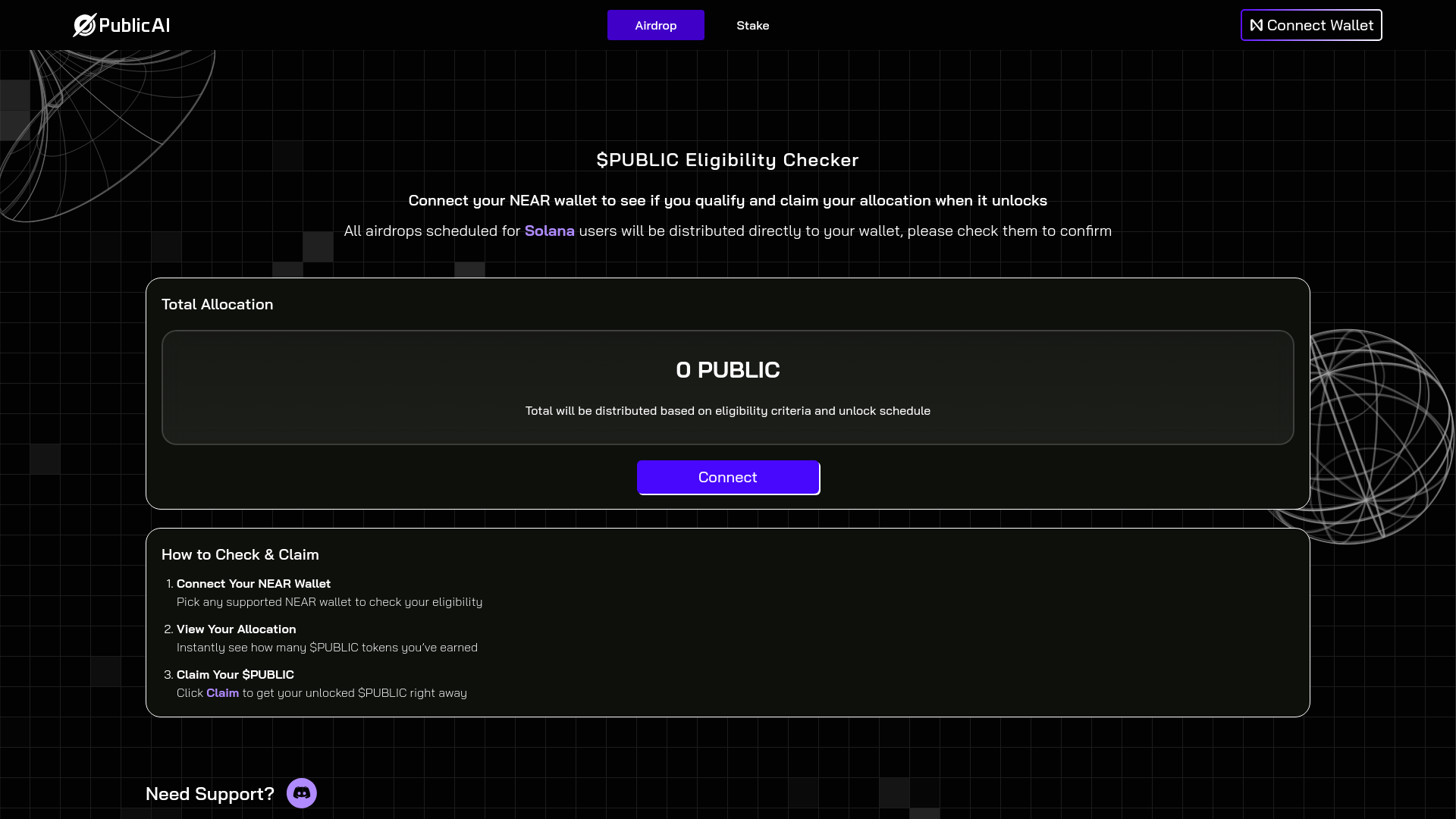 website screenshot of https://tokenpublicai.pages.dev/