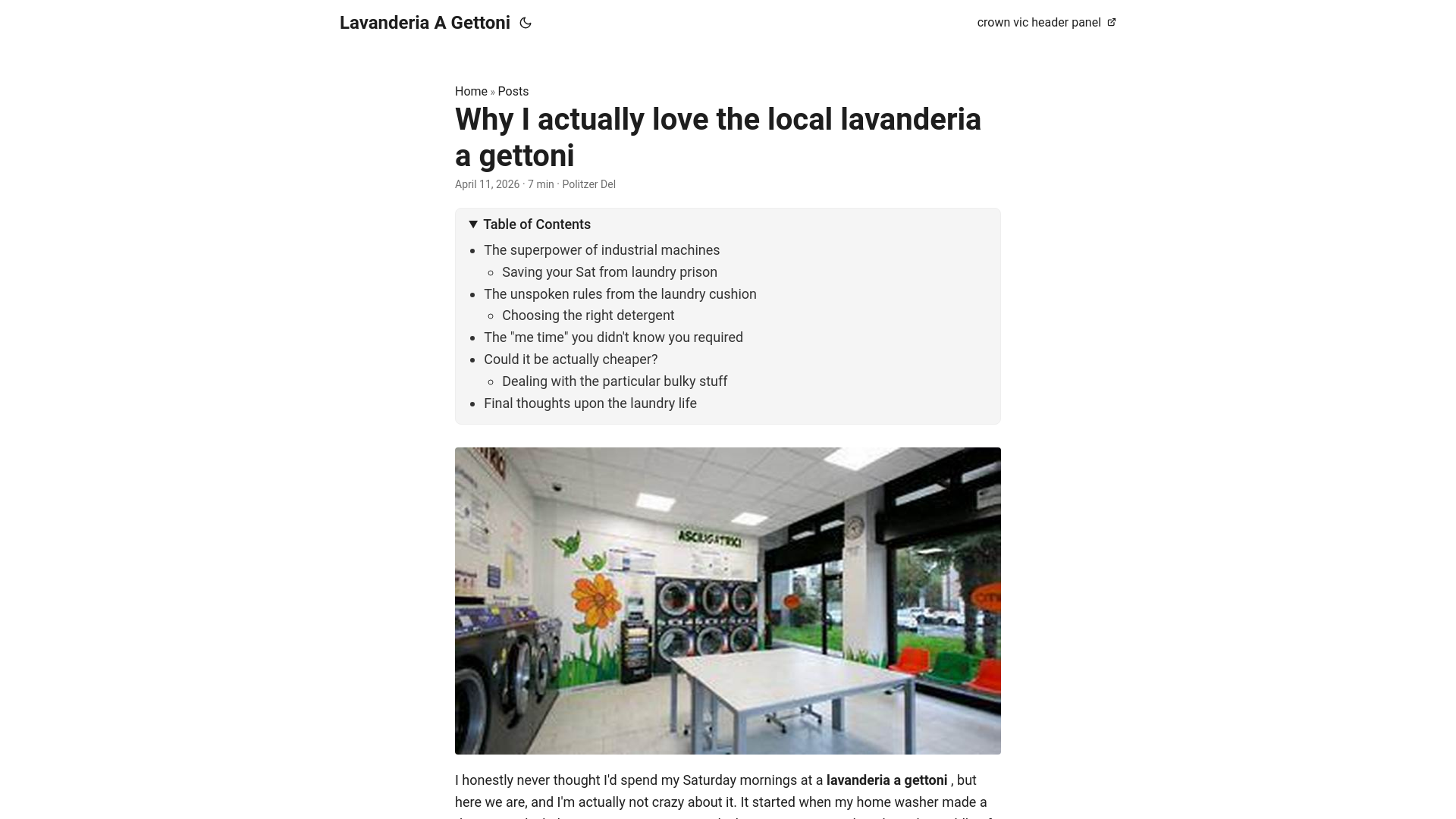 website screenshot of https://lavanderia-a-gettoni.pages.dev/
