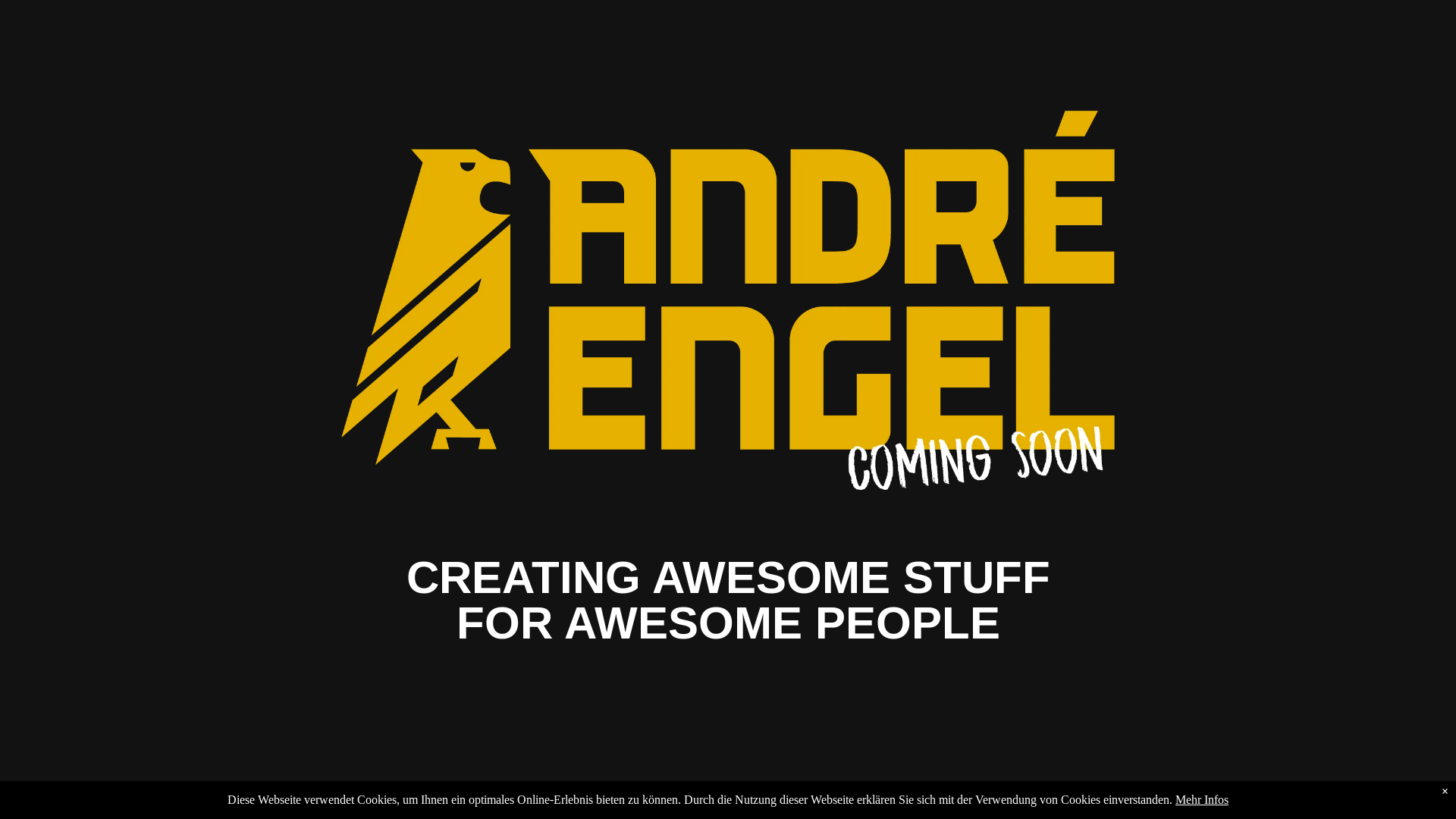 website screenshot of https://andreengel.com/