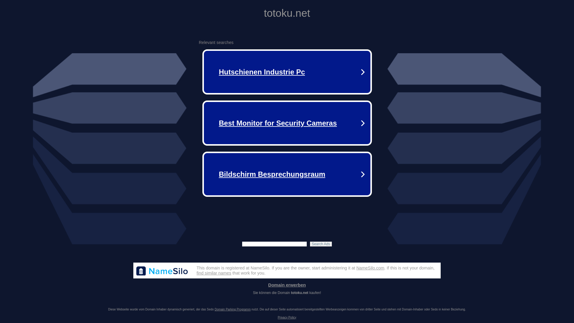website screenshot of https://totoku.net/