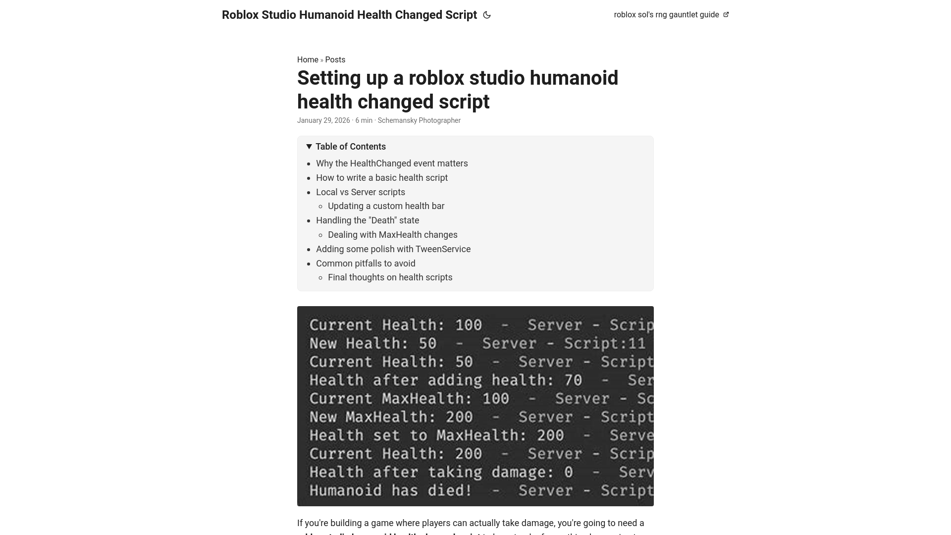 website screenshot of https://roblox-studio-humanoid-health-changed-script.pages.dev/