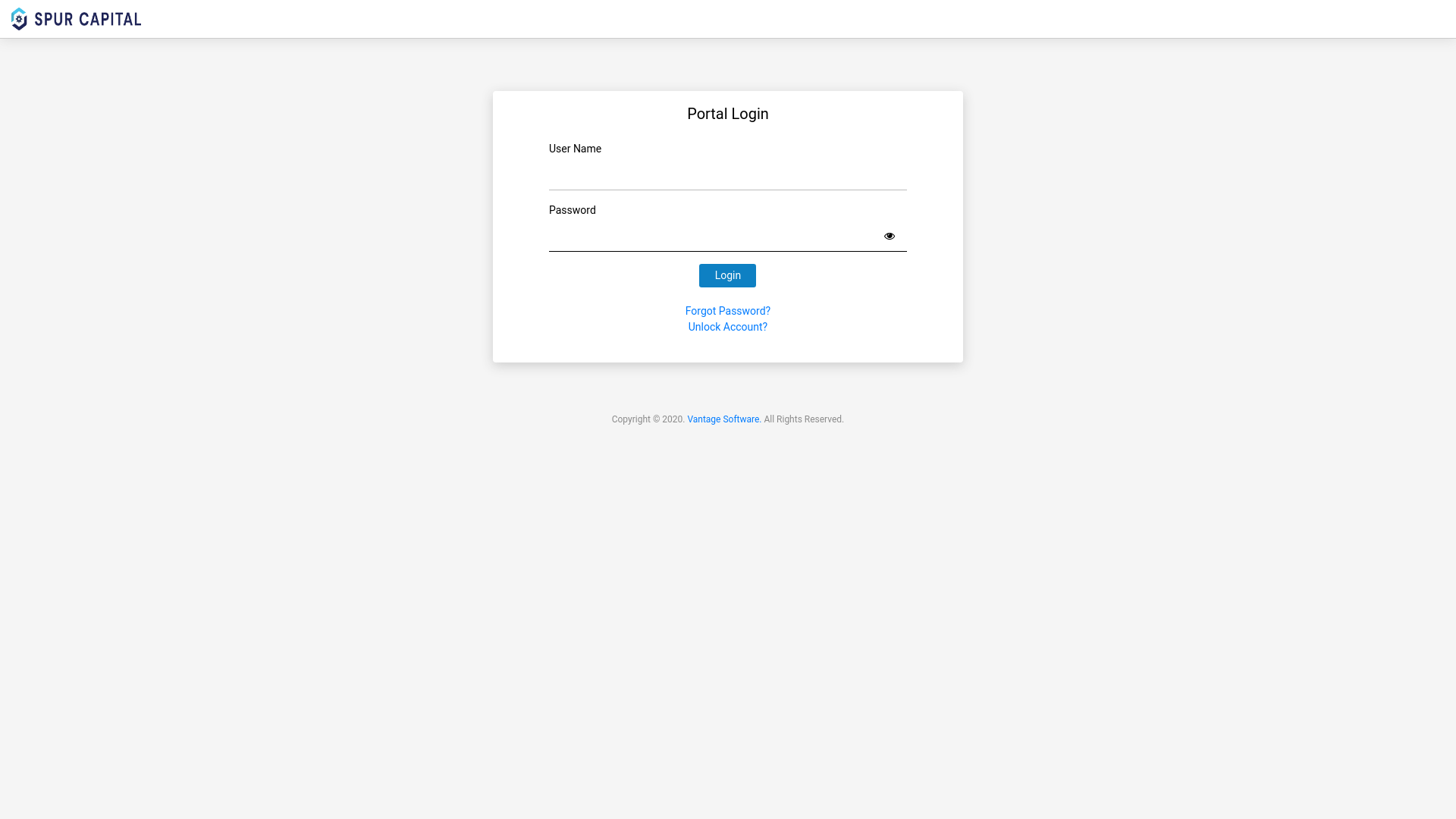 website screenshot of https://spur.insightportal.info/Account/