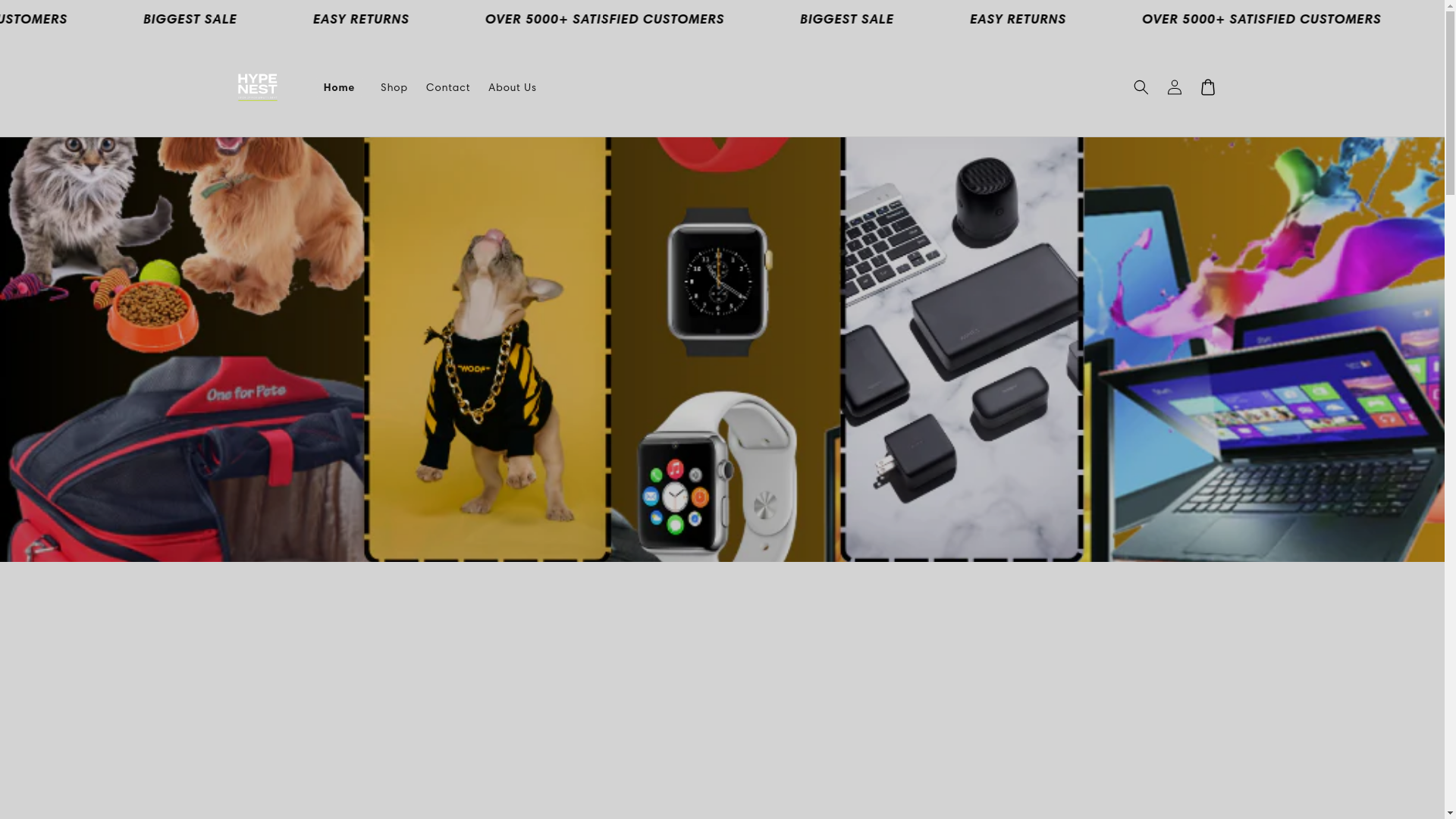 website screenshot of https://hypenest.com.co/