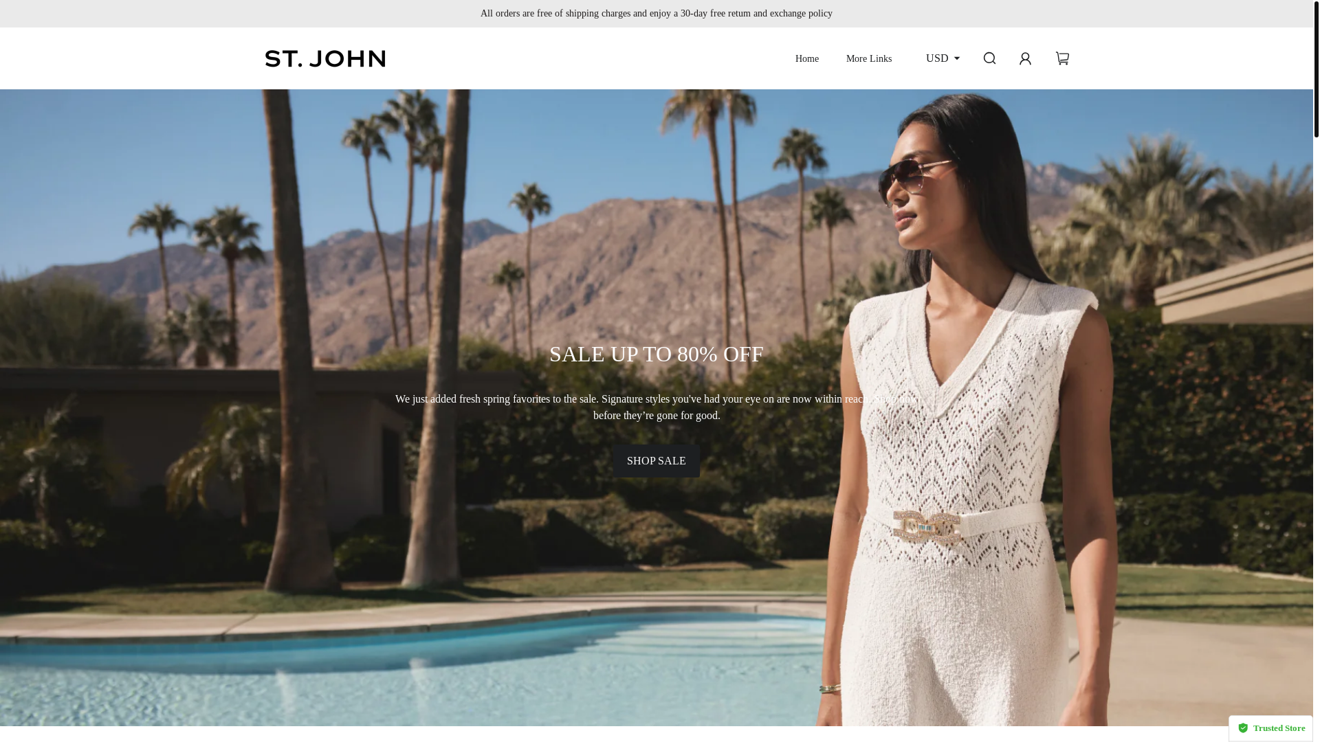 website screenshot of https://stjohnknits-online.shop/