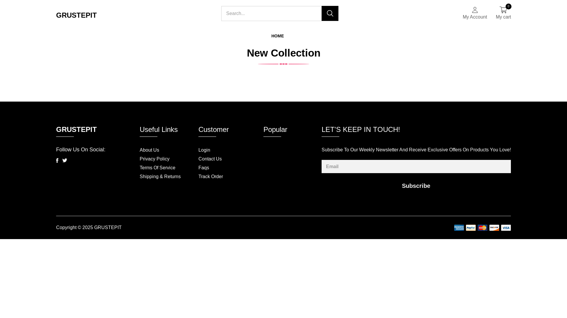 website screenshot of https://grustepit.com/