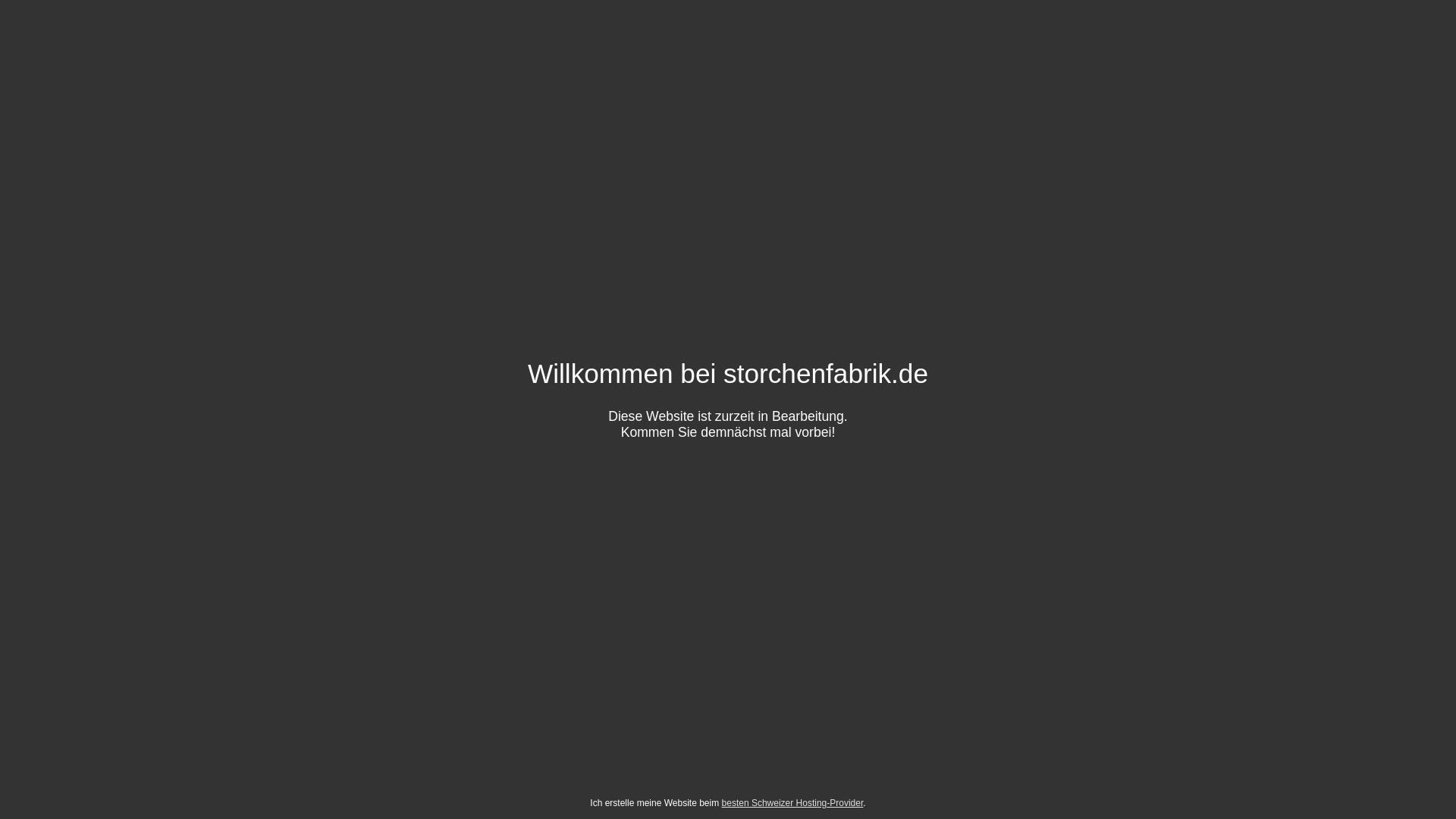 website screenshot of https://storchenfabrik.de/
