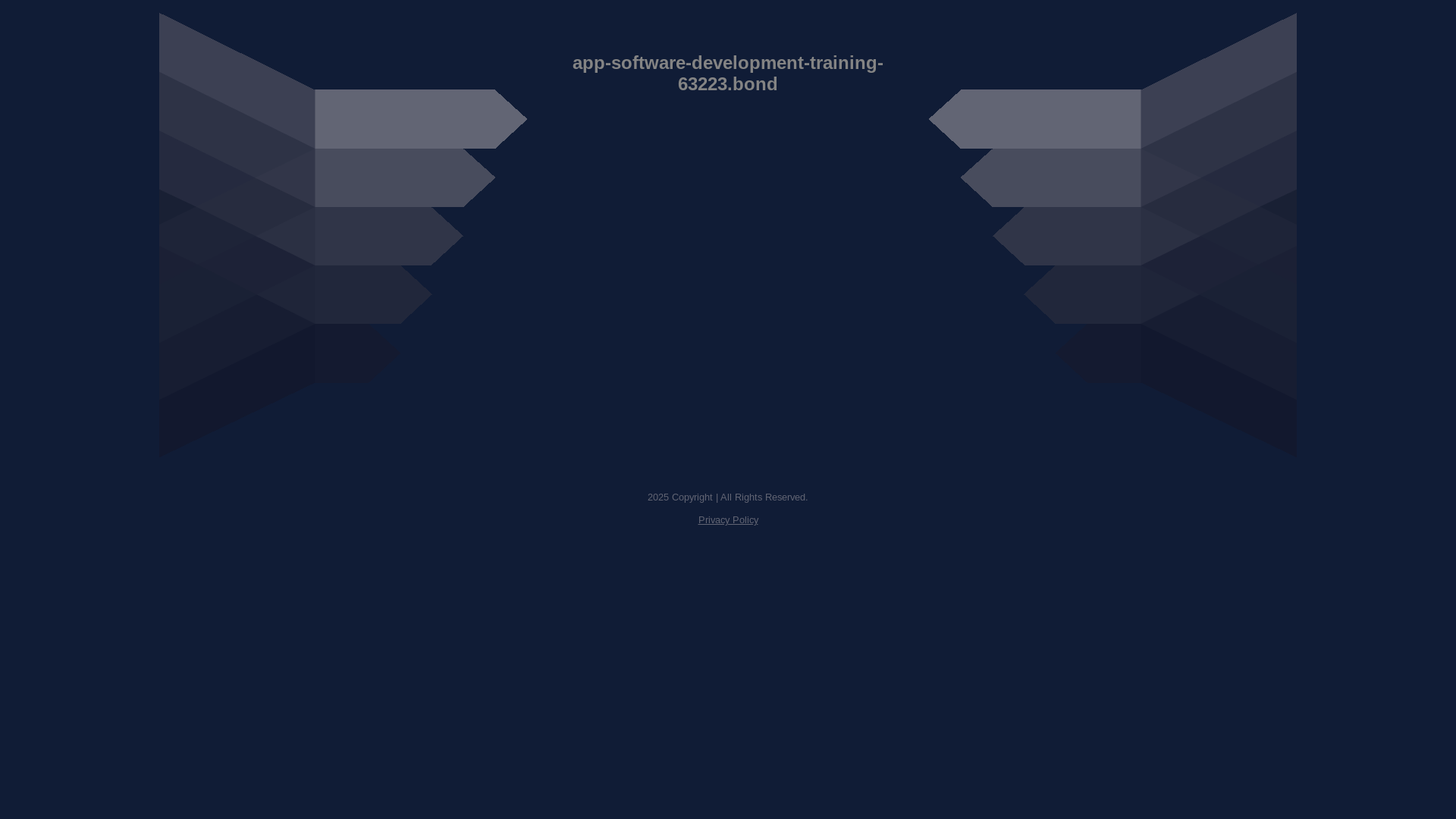website screenshot of https://app-software-development-training-63223.bond/