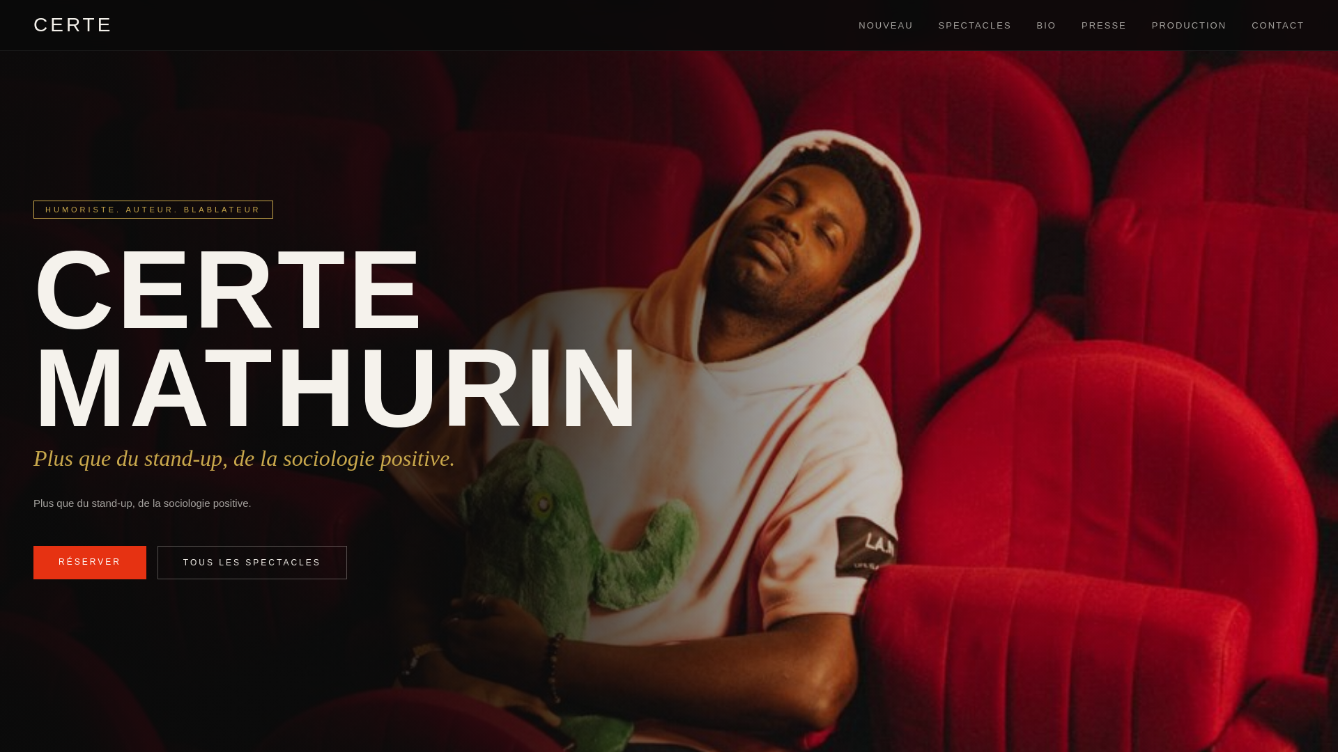 website screenshot of https://certe-mathurin.com
