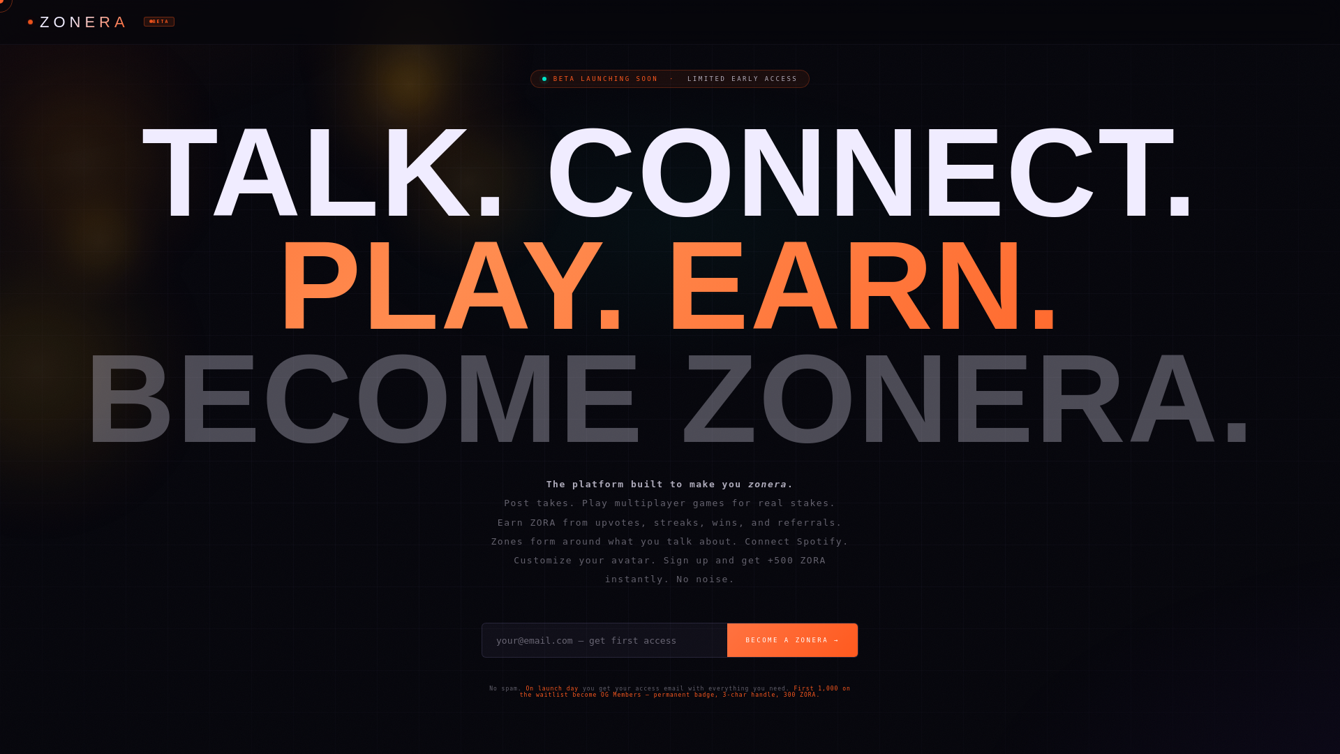 website screenshot of https://zonera-app.pages.dev/