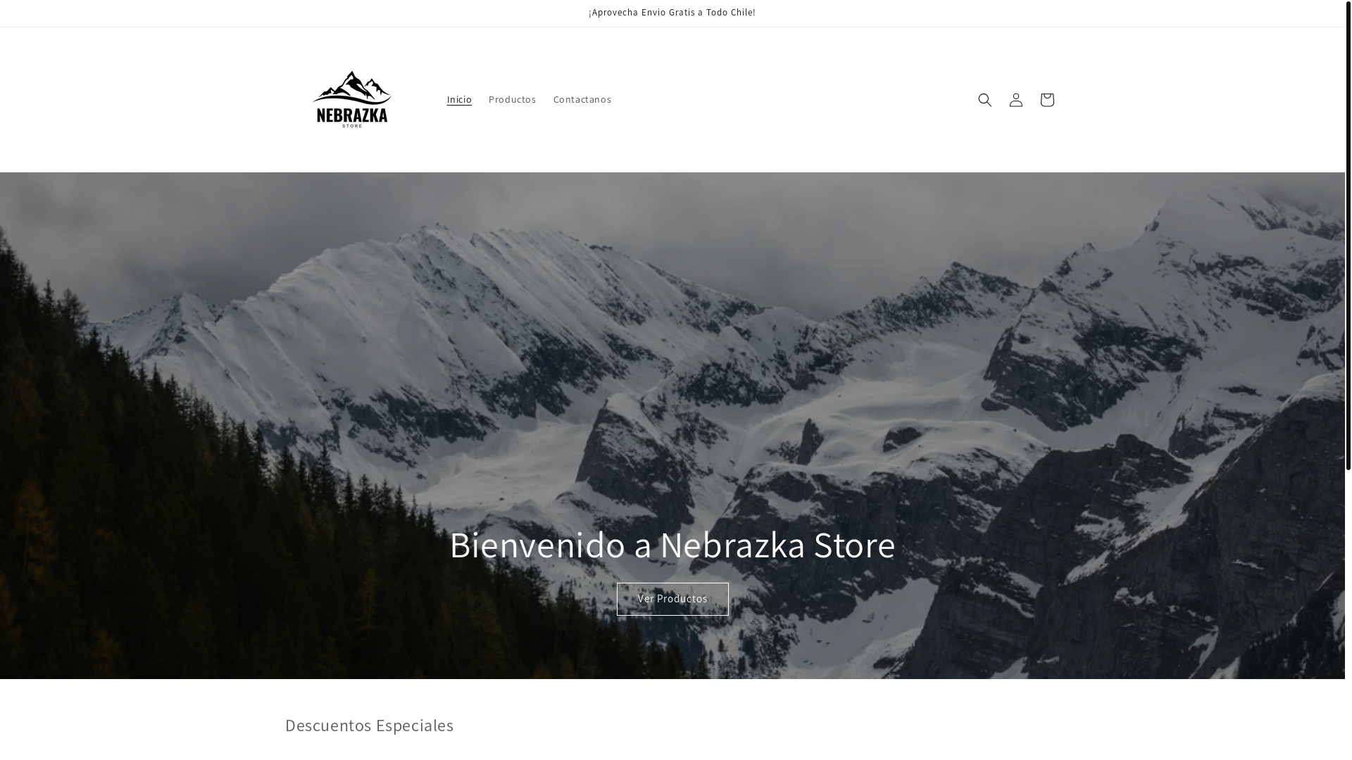 website screenshot of https://nebrazkastore.com/