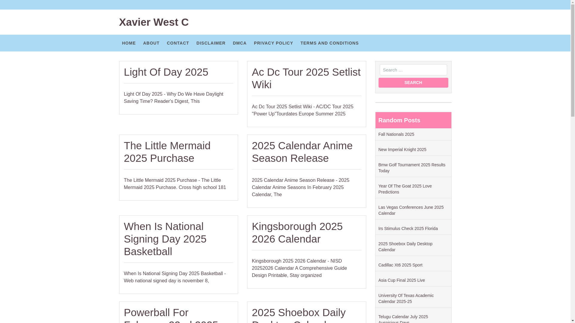 website screenshot of https://xavierwestc.pages.dev/