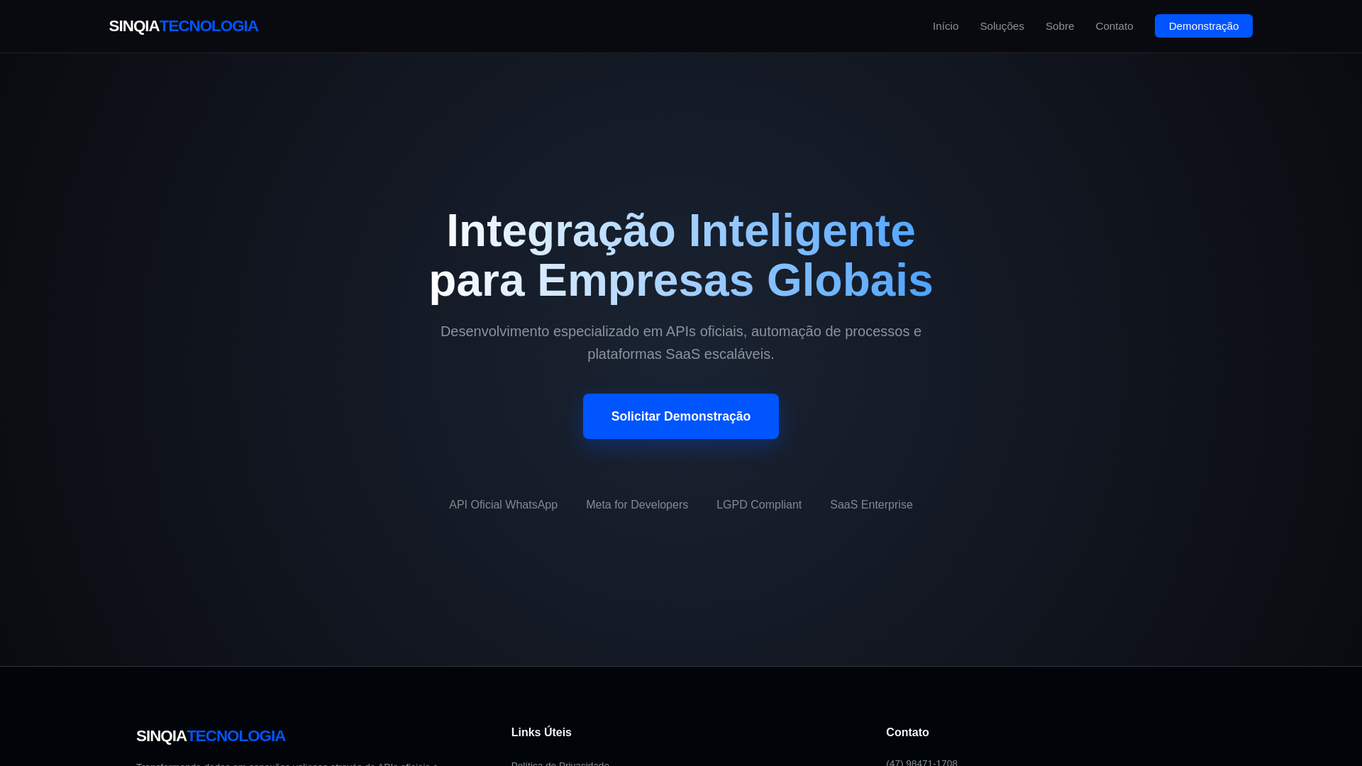 website screenshot of https://sinqiatecnologialtda.click/