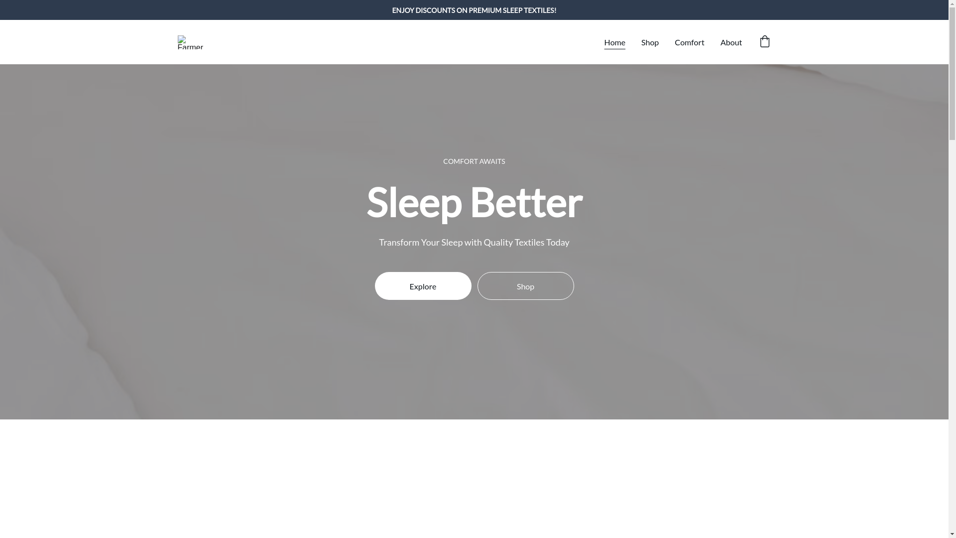 website screenshot of https://farmercored.com/