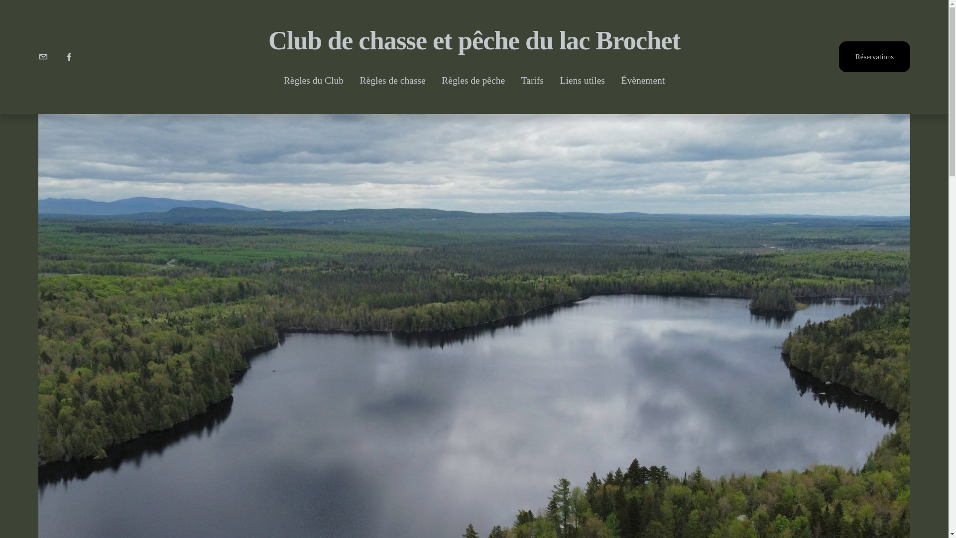 website screenshot of https://clubbrochet.ca/