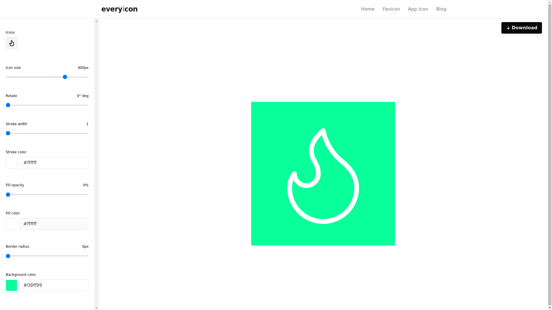 website screenshot of https://everyicon-online.pages.dev/