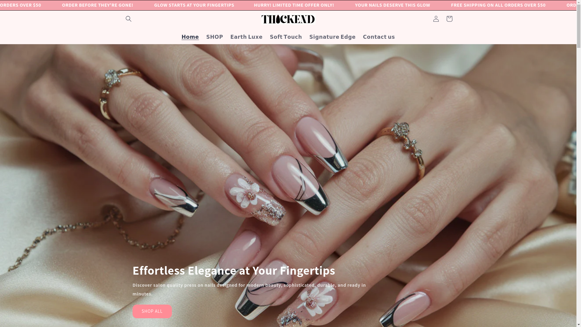 website screenshot of https://thickendbeauty.com/