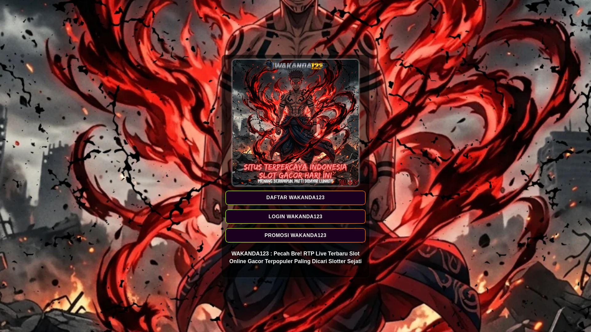 website screenshot of https://wakanda123gacor.pages.dev/