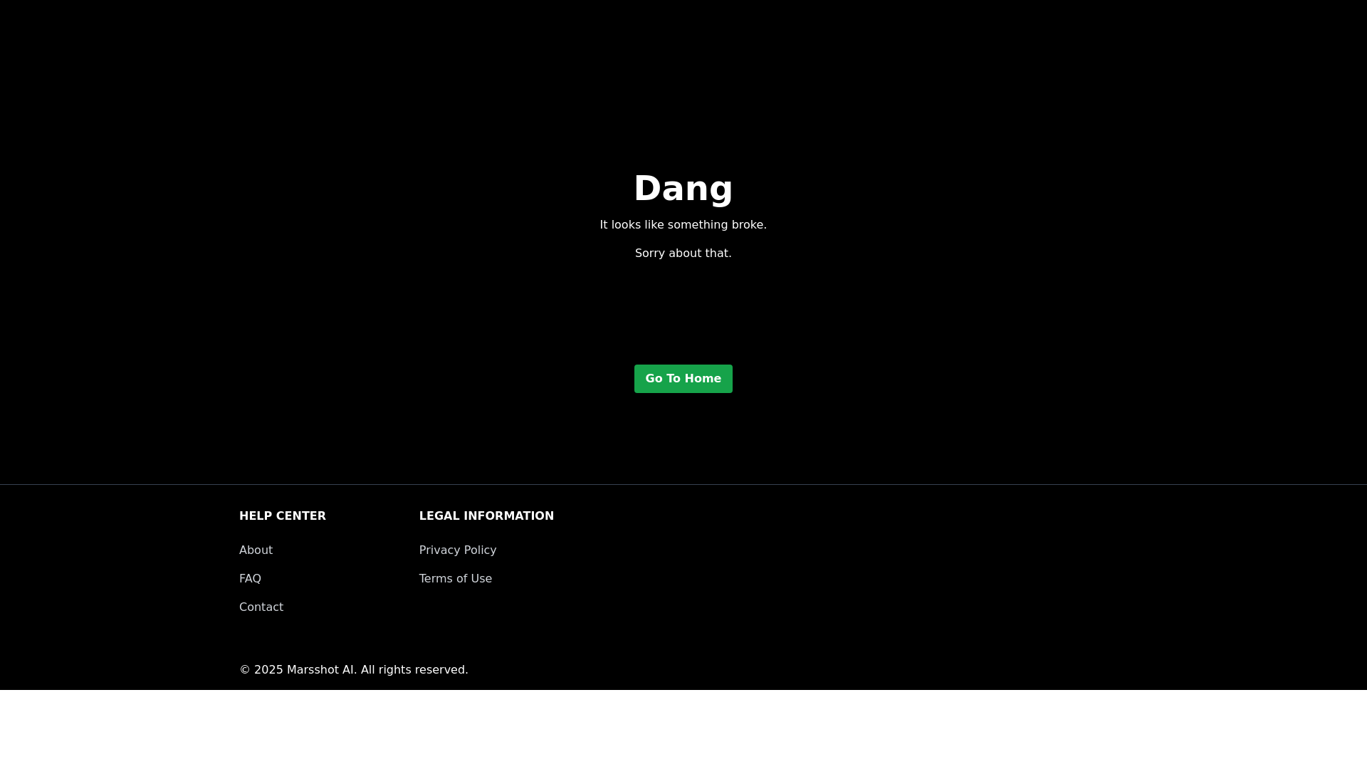 website screenshot of https://marsshot-ai.pages.dev/