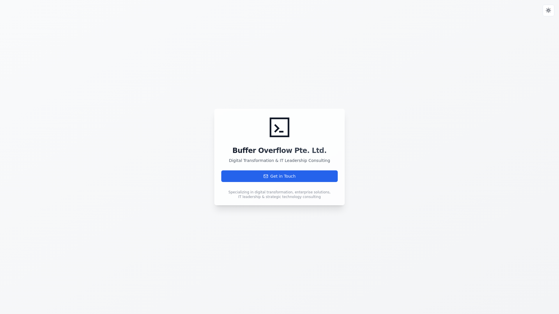website screenshot of https://bufferoverflow-ltd.pages.dev/
