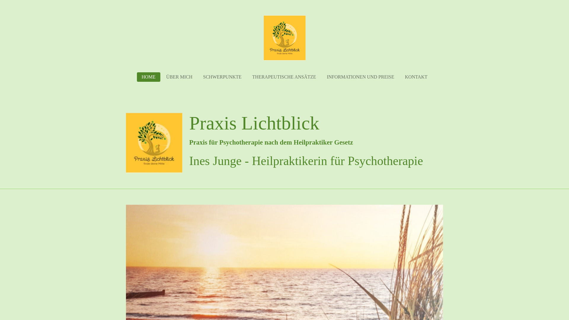 website screenshot of https://praxis-lichtblick-schwaigern.de/