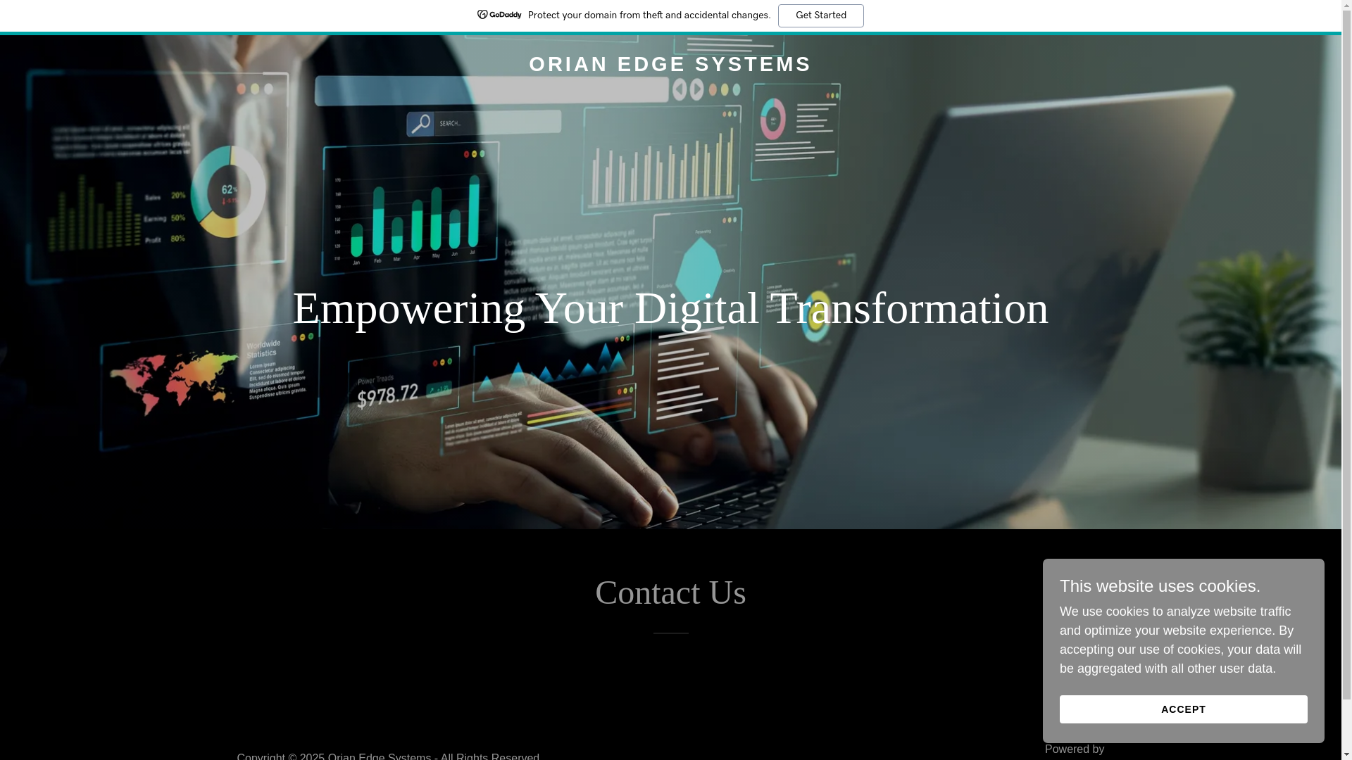 website screenshot of https://orianedgesystems.com/