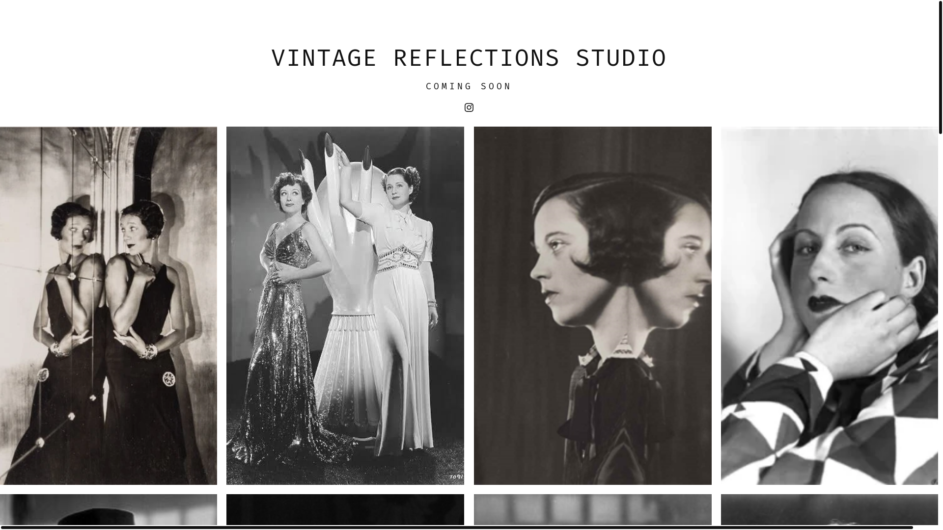 website screenshot of https://vintagereflectionsstudio.com/