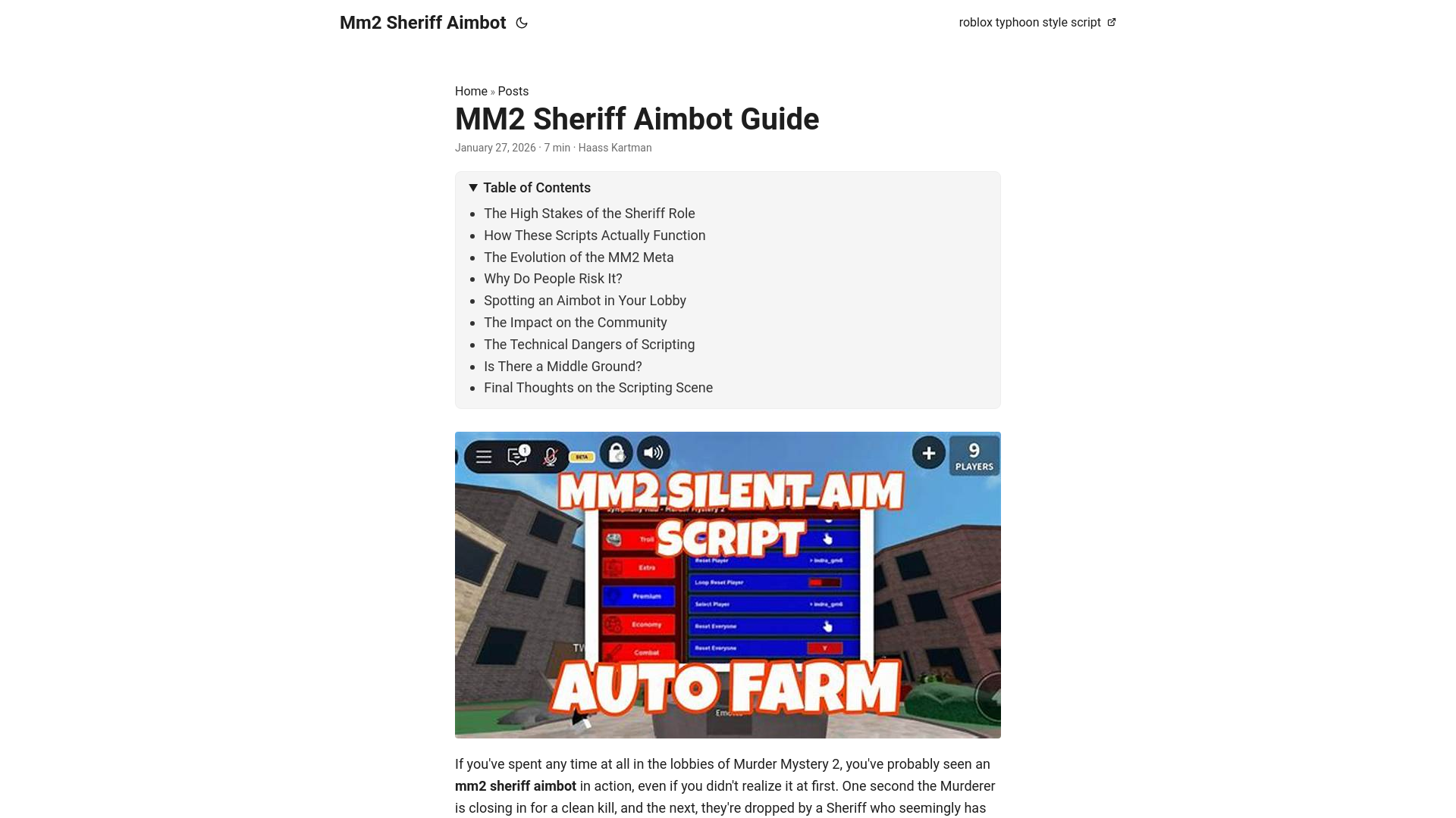 website screenshot of https://mm2sheriffaimbot.pages.dev/