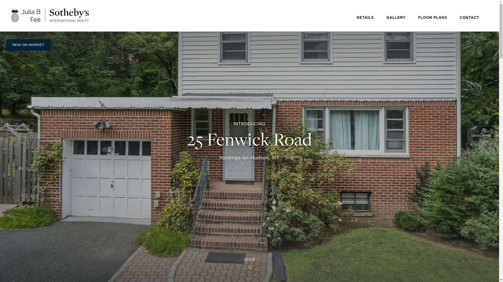 website screenshot of https://25-fenwickroad.com/