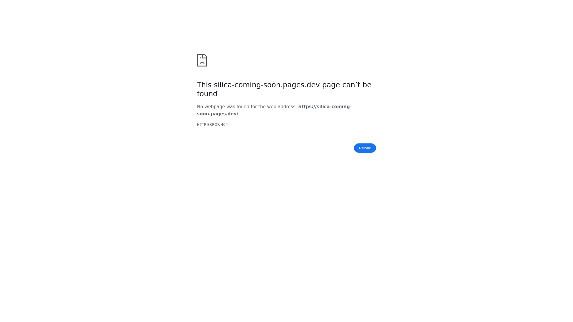 website screenshot of https://silica-coming-soon.pages.dev/