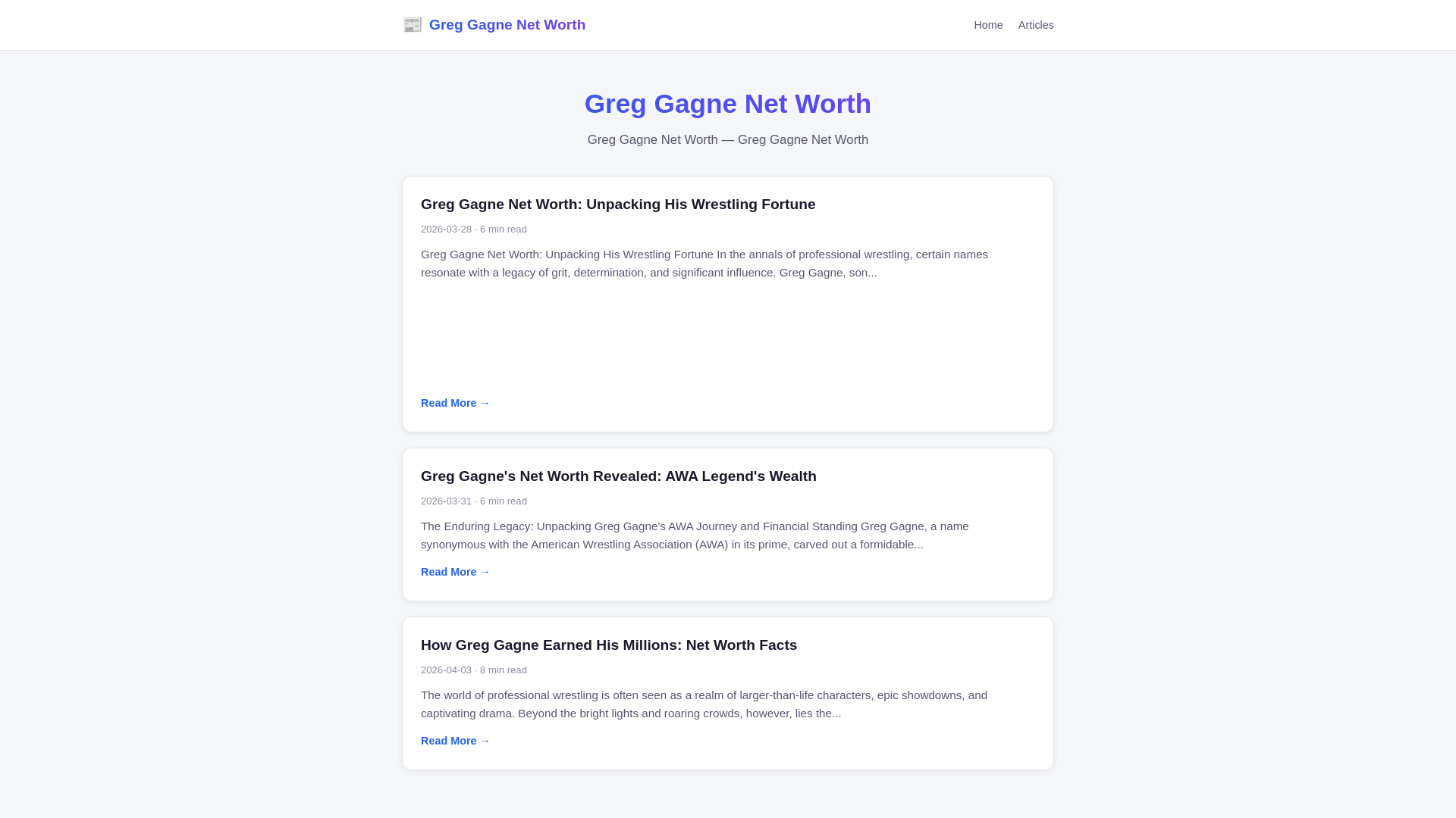 website screenshot of https://greg-gagne-net-worth.pages.dev/