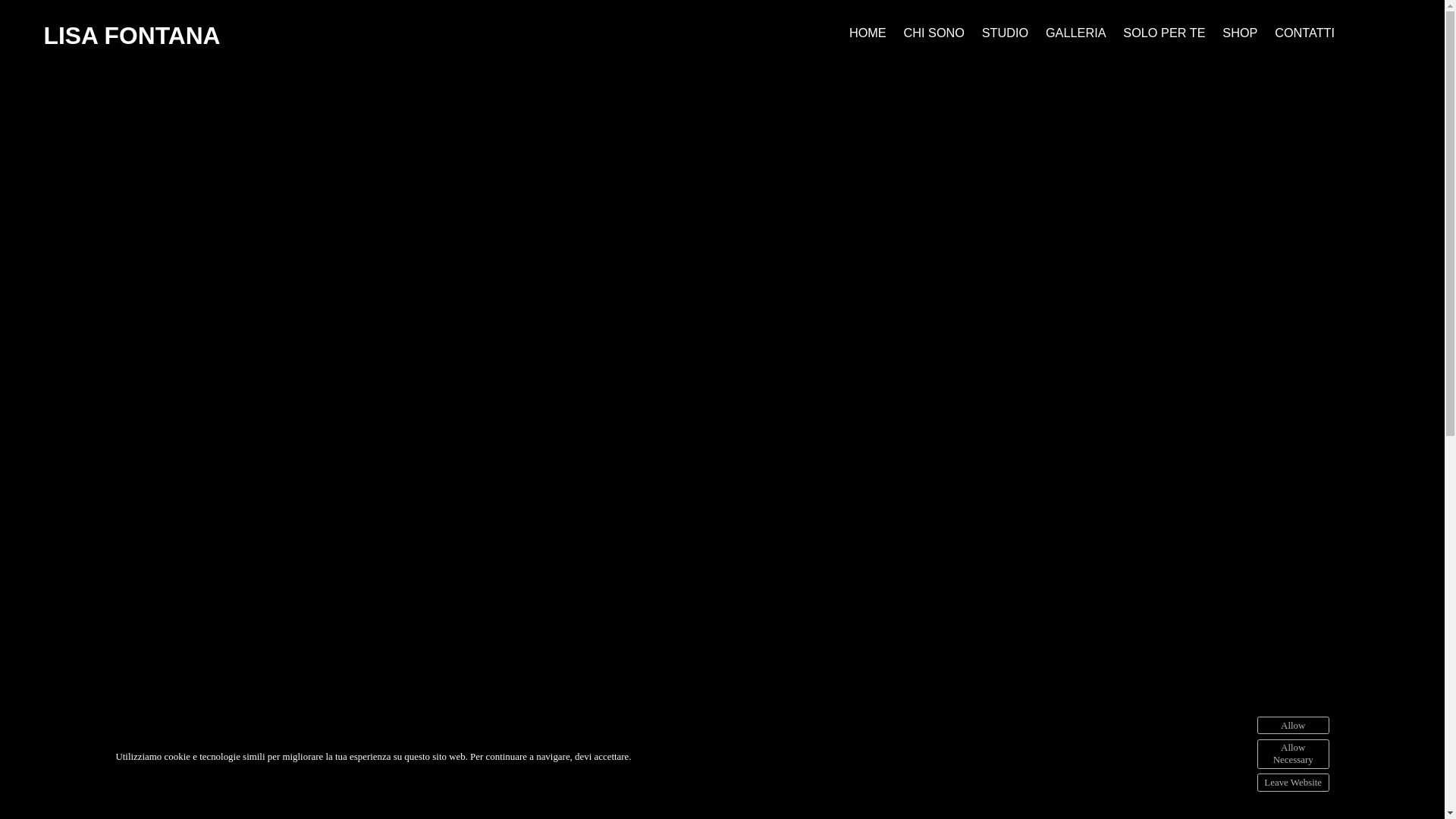 website screenshot of https://lisafontanaart.com/