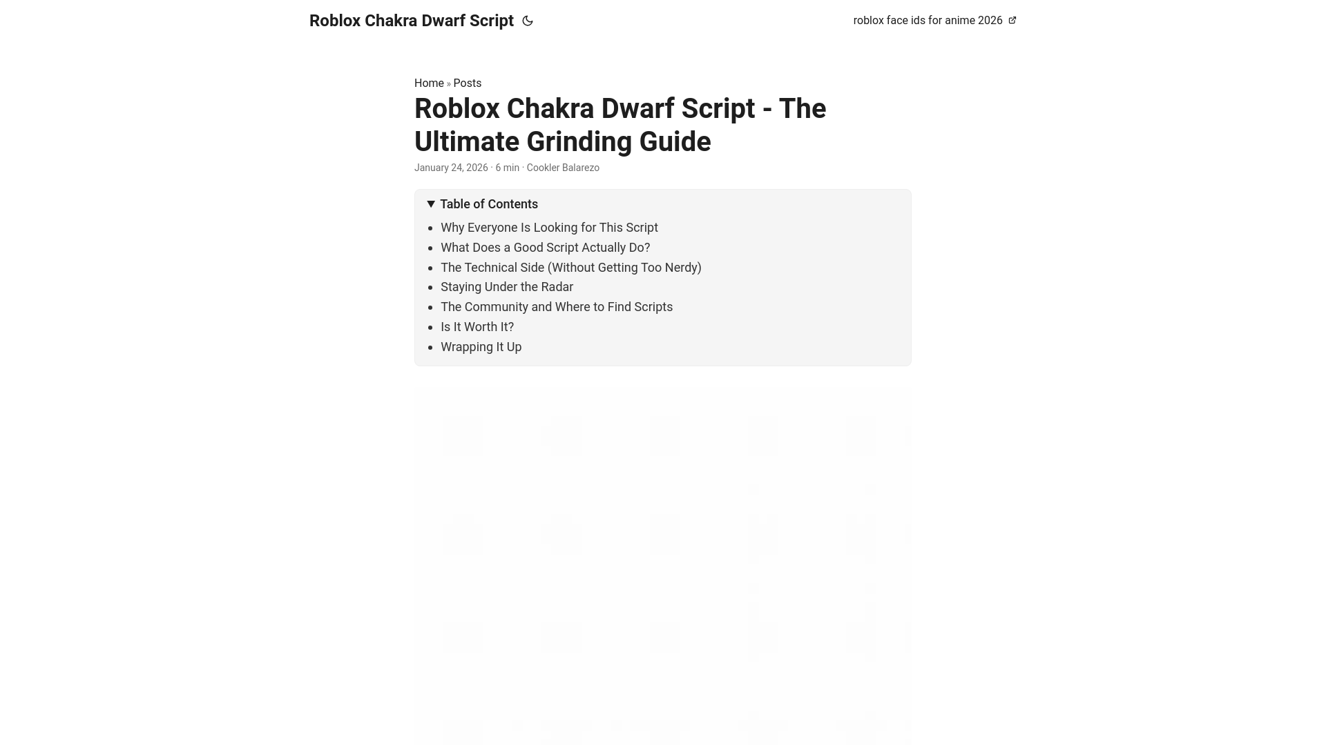 website screenshot of https://robloxchakradwarfscript.pages.dev/