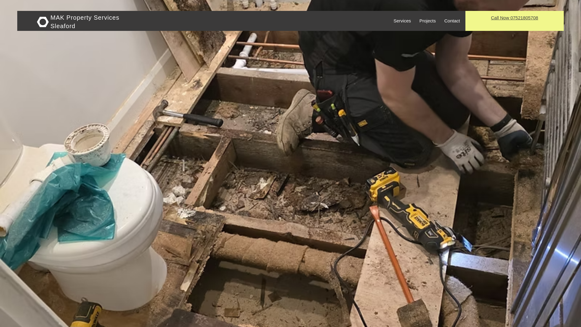 website screenshot of https://maksleaford.co.uk/