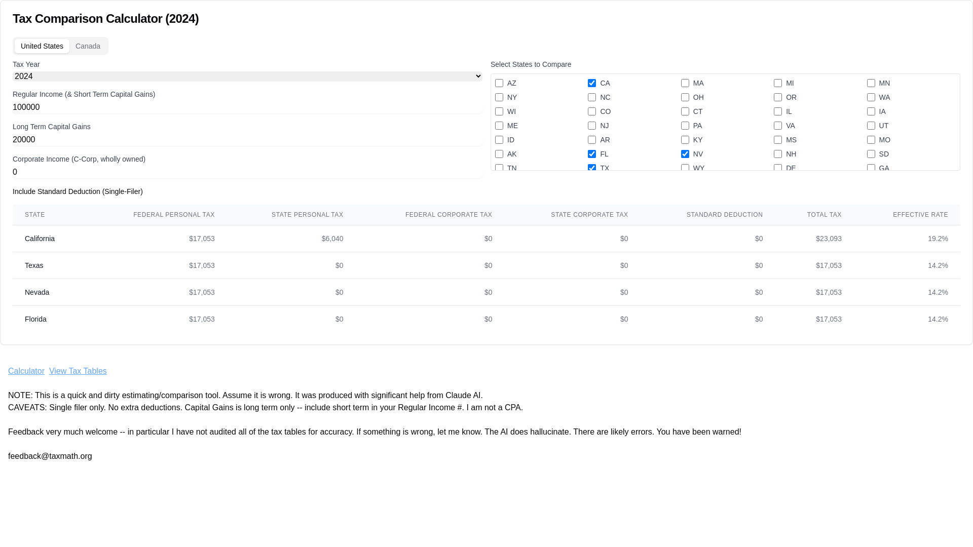 website screenshot of https://taxmath.pages.dev/