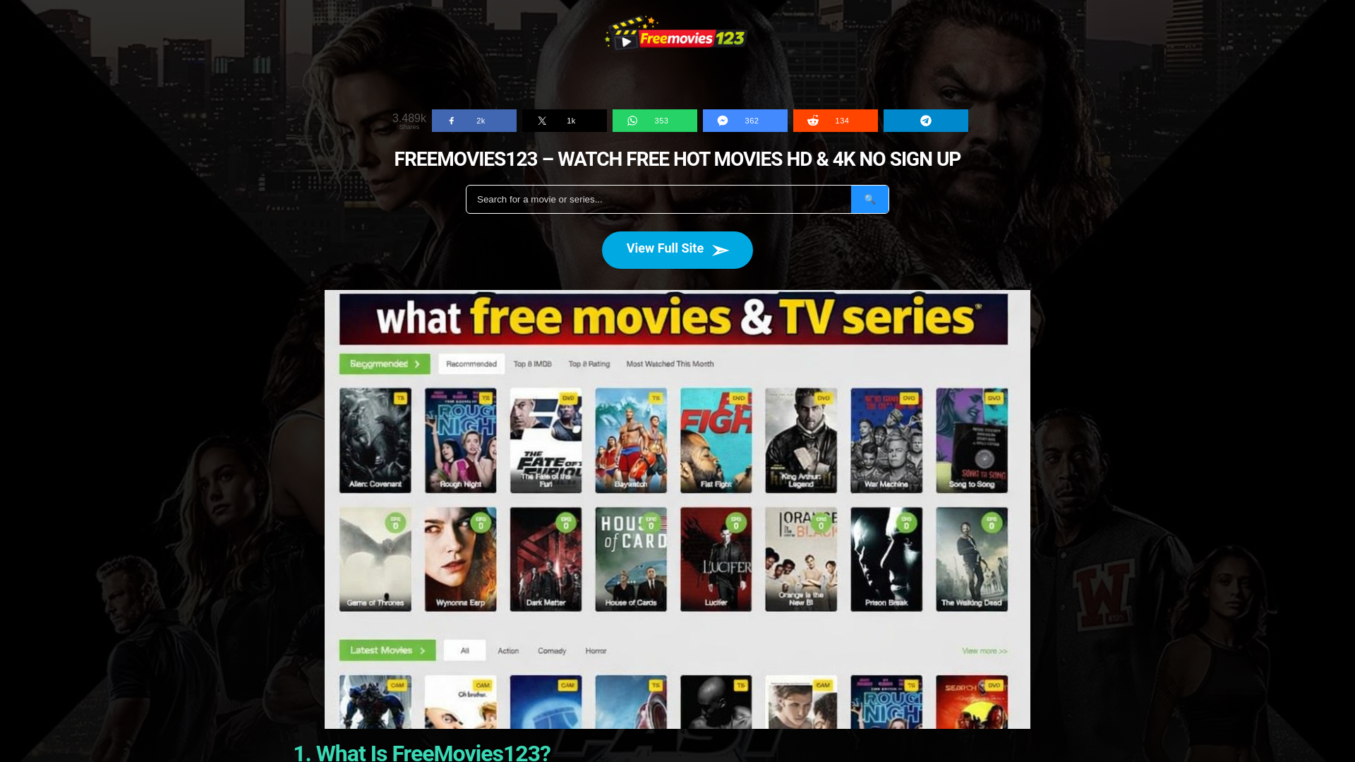 website screenshot of https://freemovies123-v01.pages.dev/