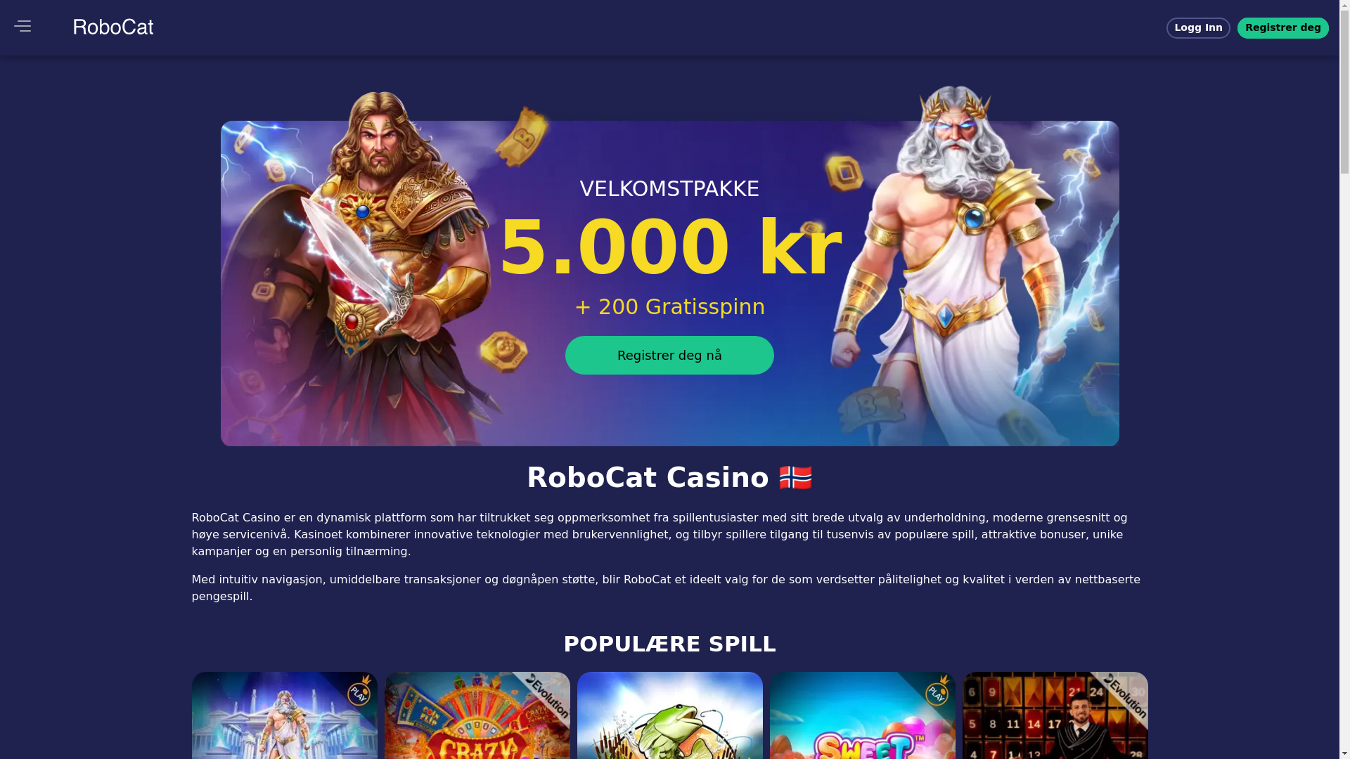 website screenshot of https://robocat-no.pages.dev/