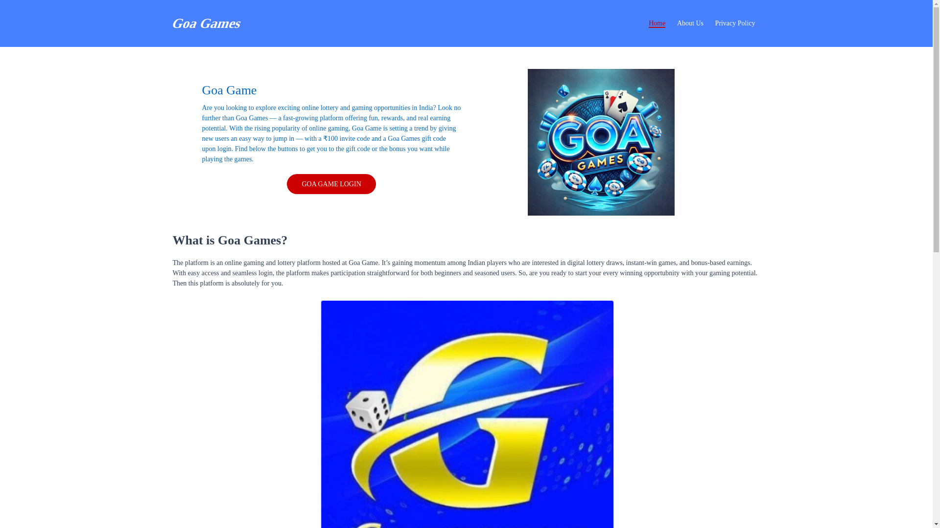 website screenshot of https://goagamesplay.info/