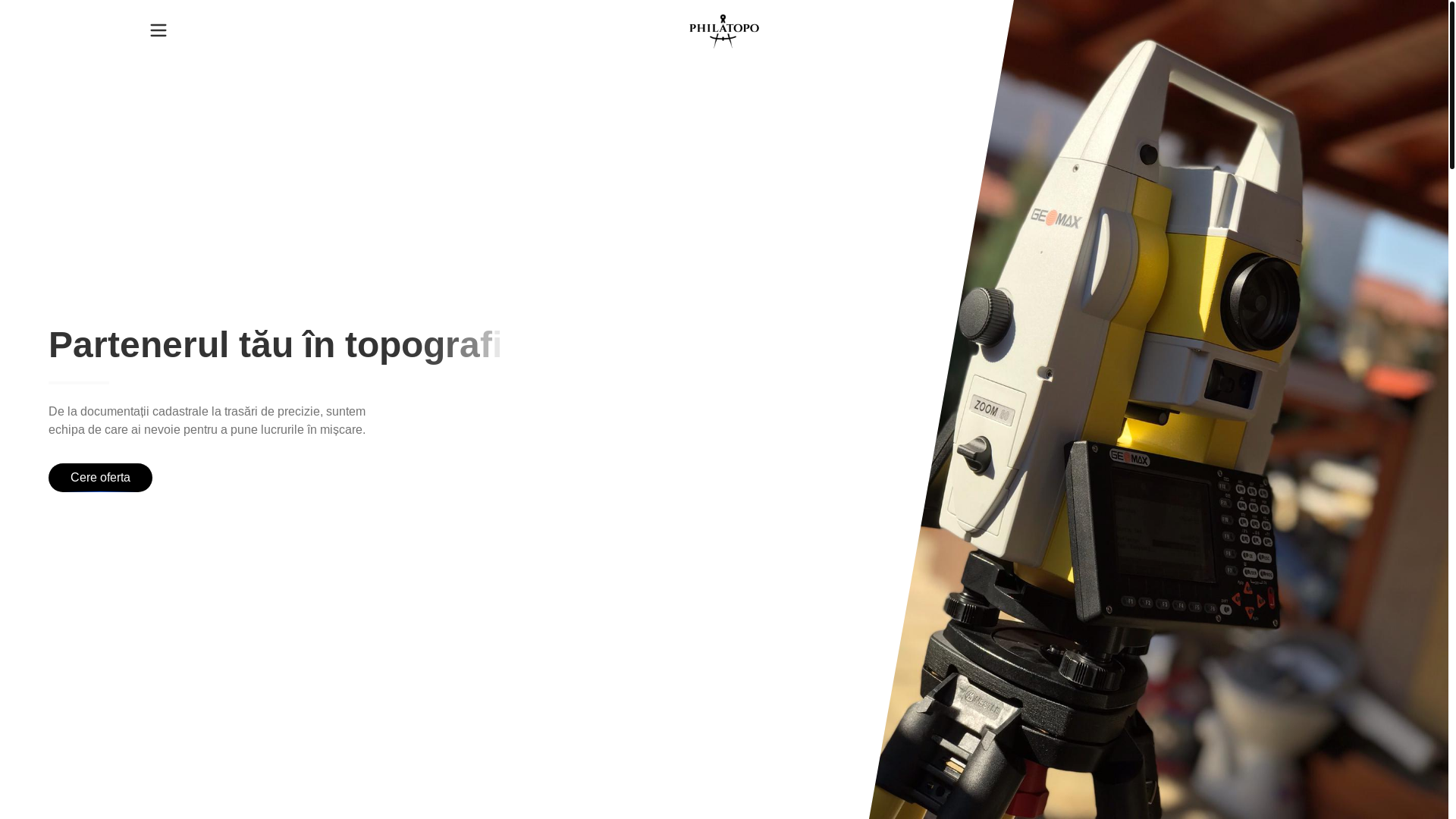 website screenshot of https://philatopo.ro/