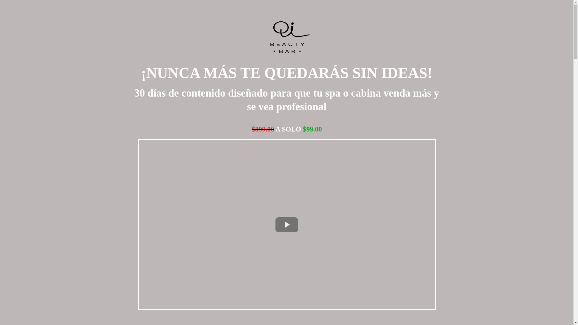website screenshot of https://guiaqibeautybar.shop/