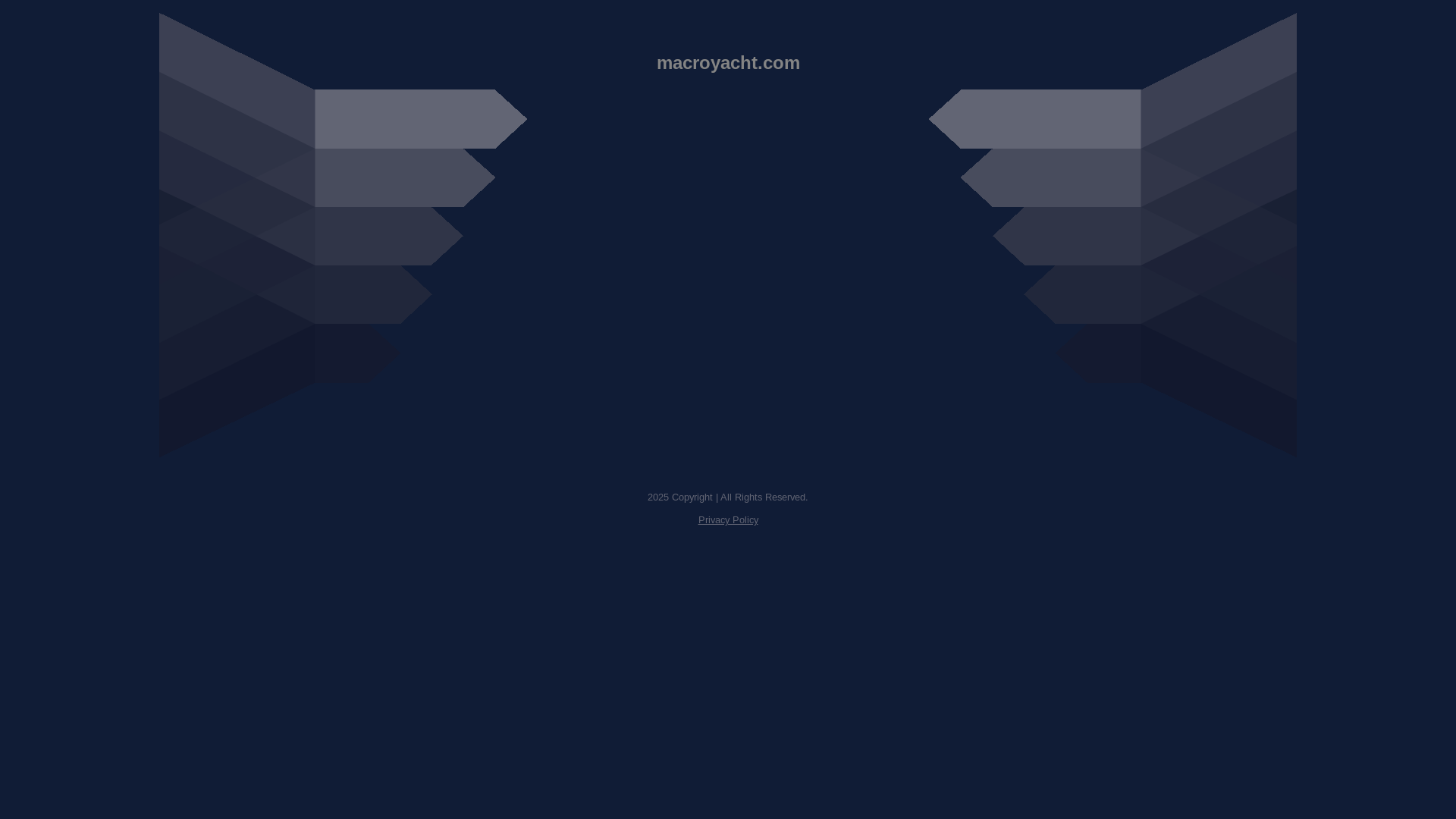 website screenshot of https://macroyacht.com/