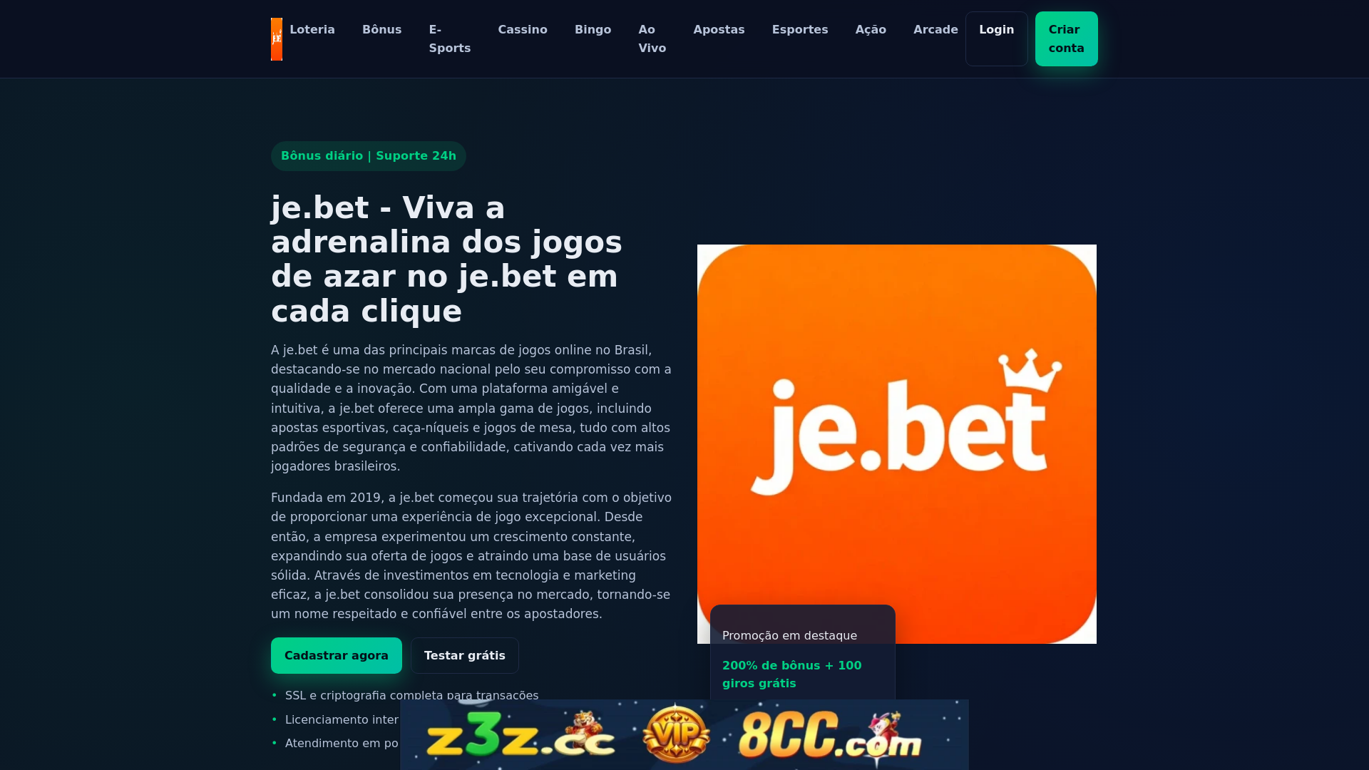 website screenshot of https://jebetsz.com
