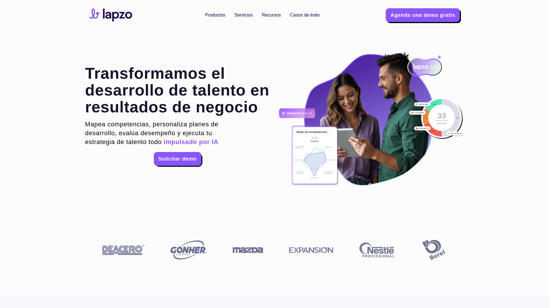 website screenshot of https://teamlapzo.com/
