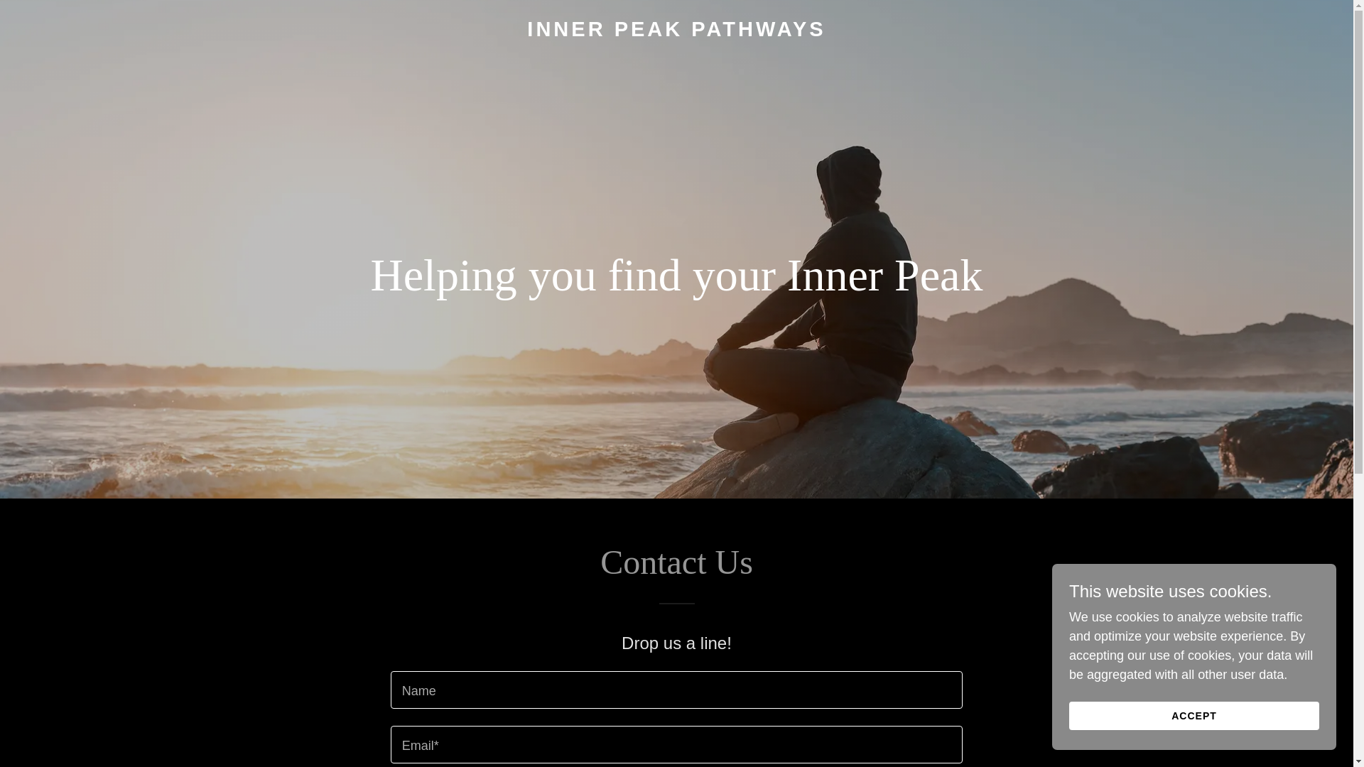 website screenshot of https://innerpeakpathways.com/